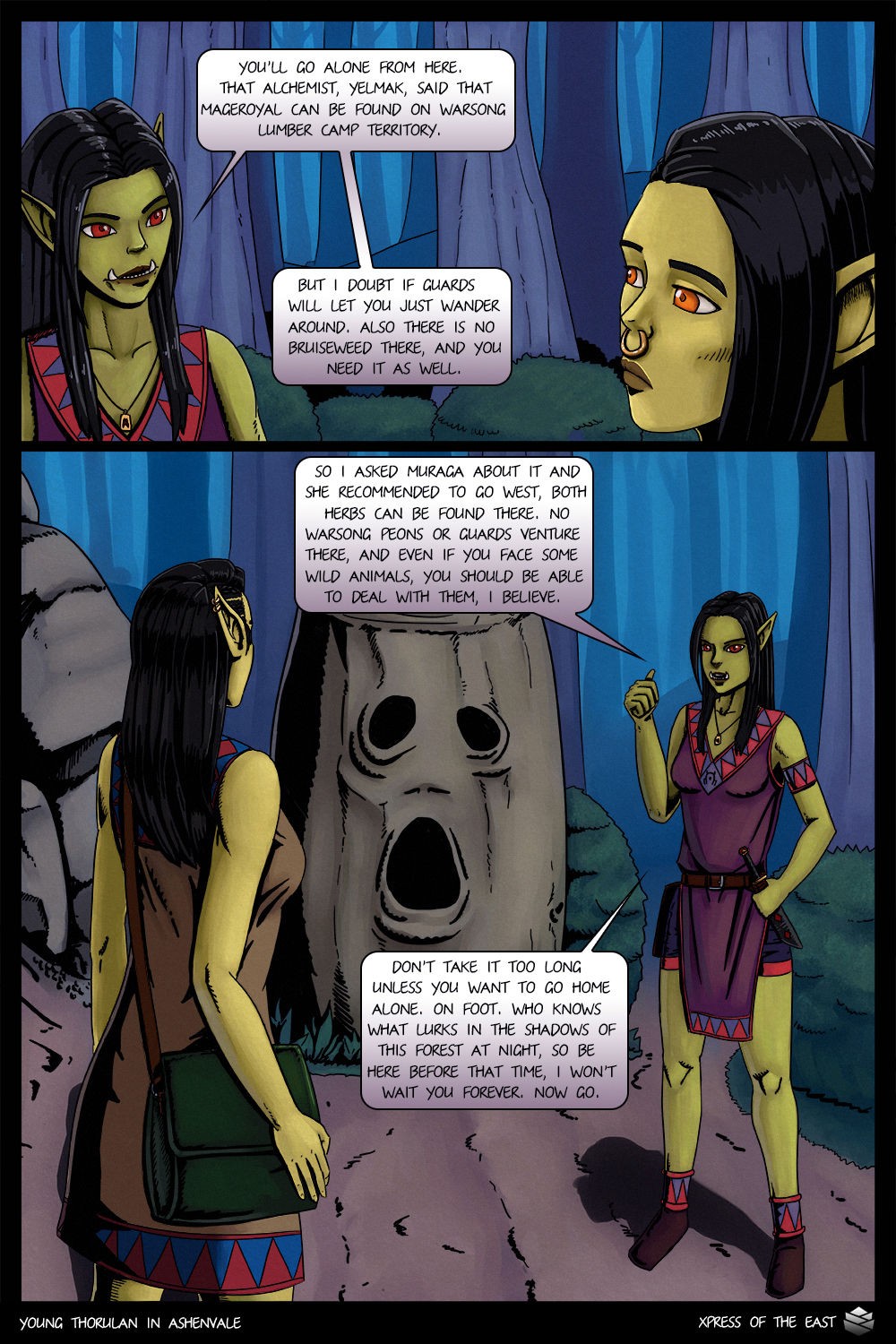 Young Thorulan In Ashenvale Porn Comic english 05