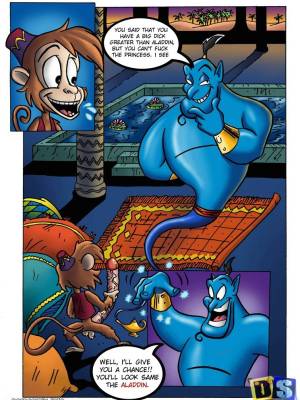 Aladdin: Incredible Transformation Porn Comic english 01