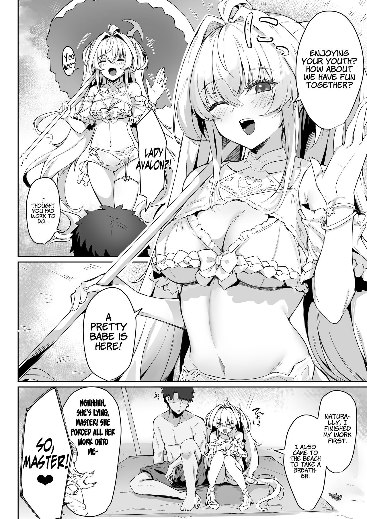 Chaldea Midsummer Vacation Lady: Avalon Edition Porn Comic english 03