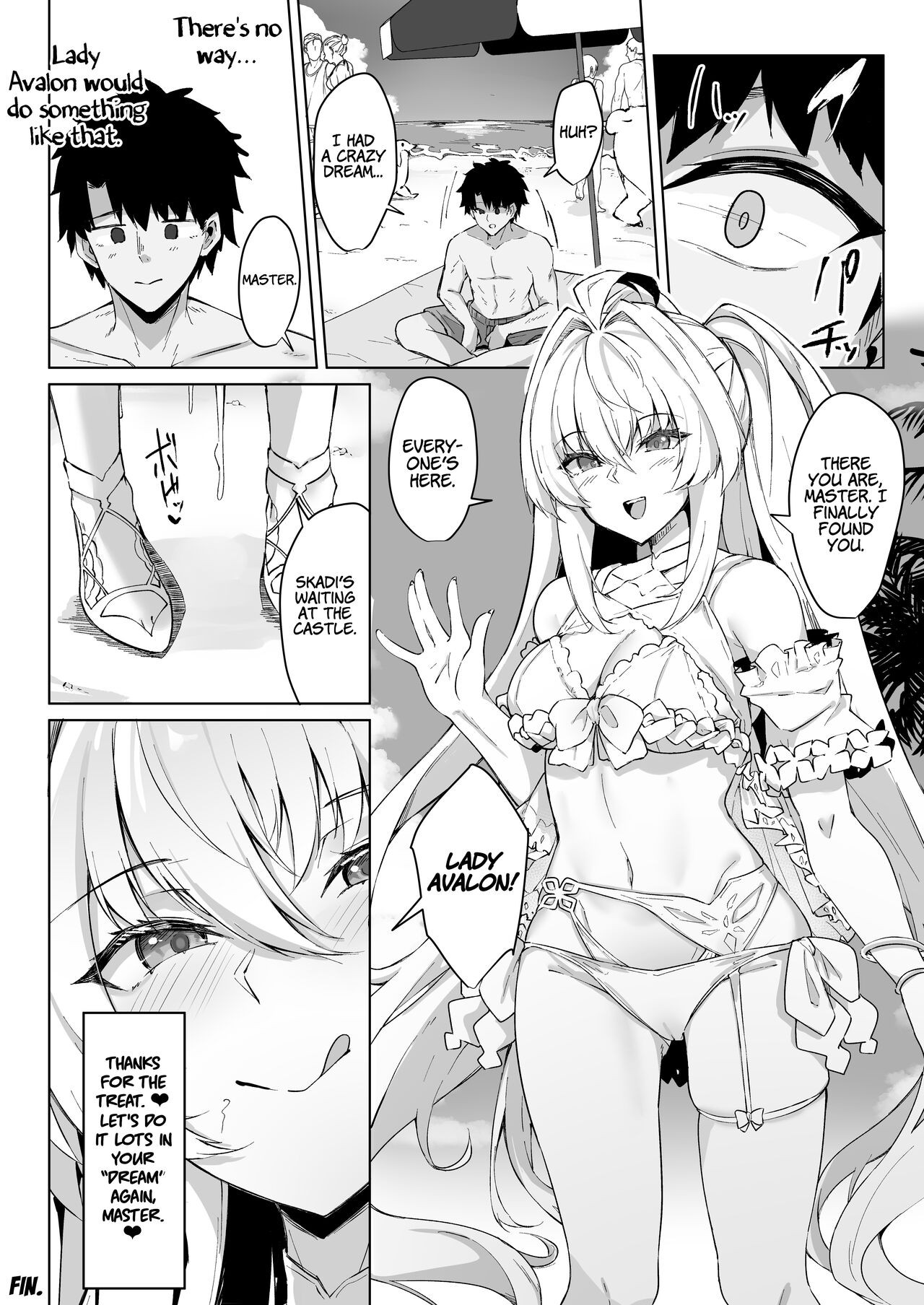 Chaldea Midsummer Vacation Lady: Avalon Edition Porn Comic english 31 -  Porn Comic