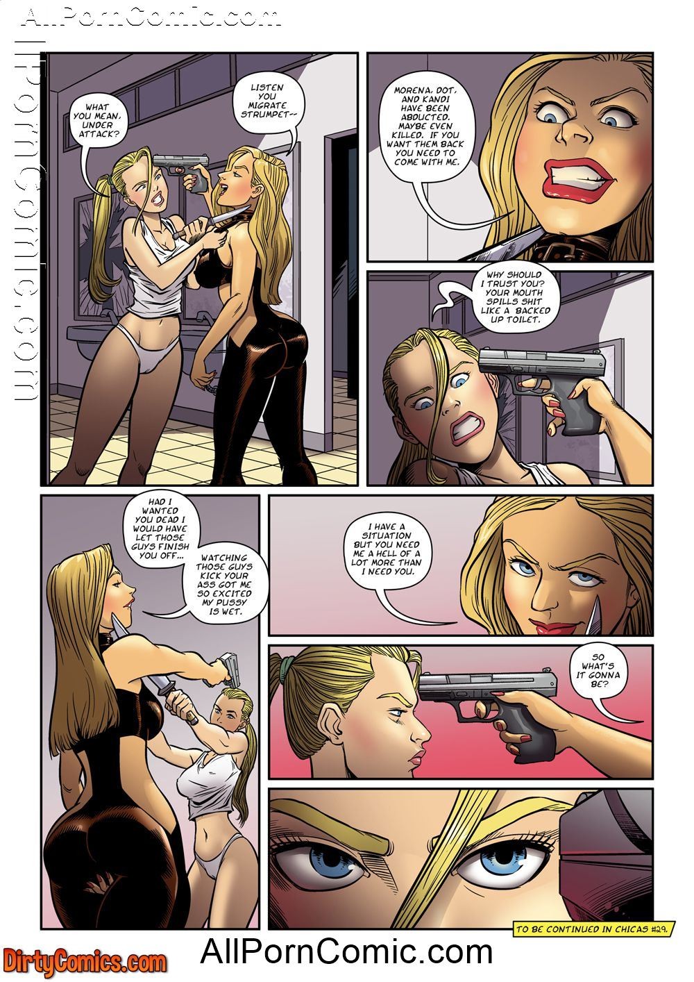 Chicas 28: No Woman, No Spy Porn Comic english 22