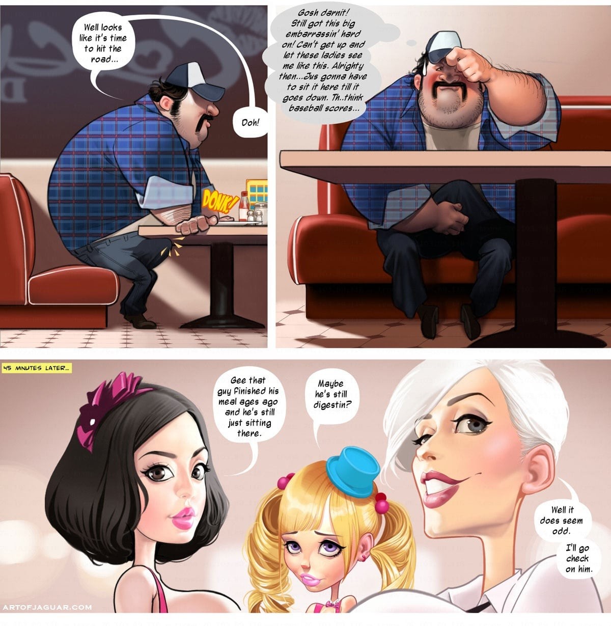 Coochies Sex Diner Porn Comic english 07