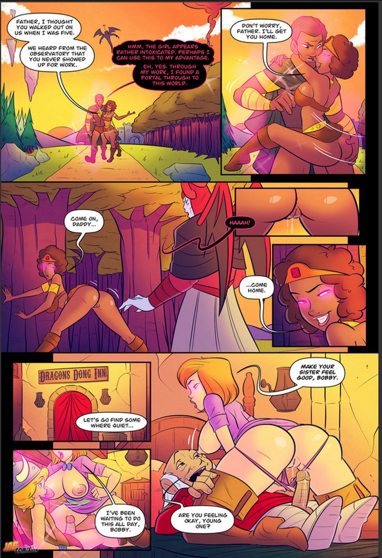 Da’Younguns And Dragon Part 2 Porn Comic english 14