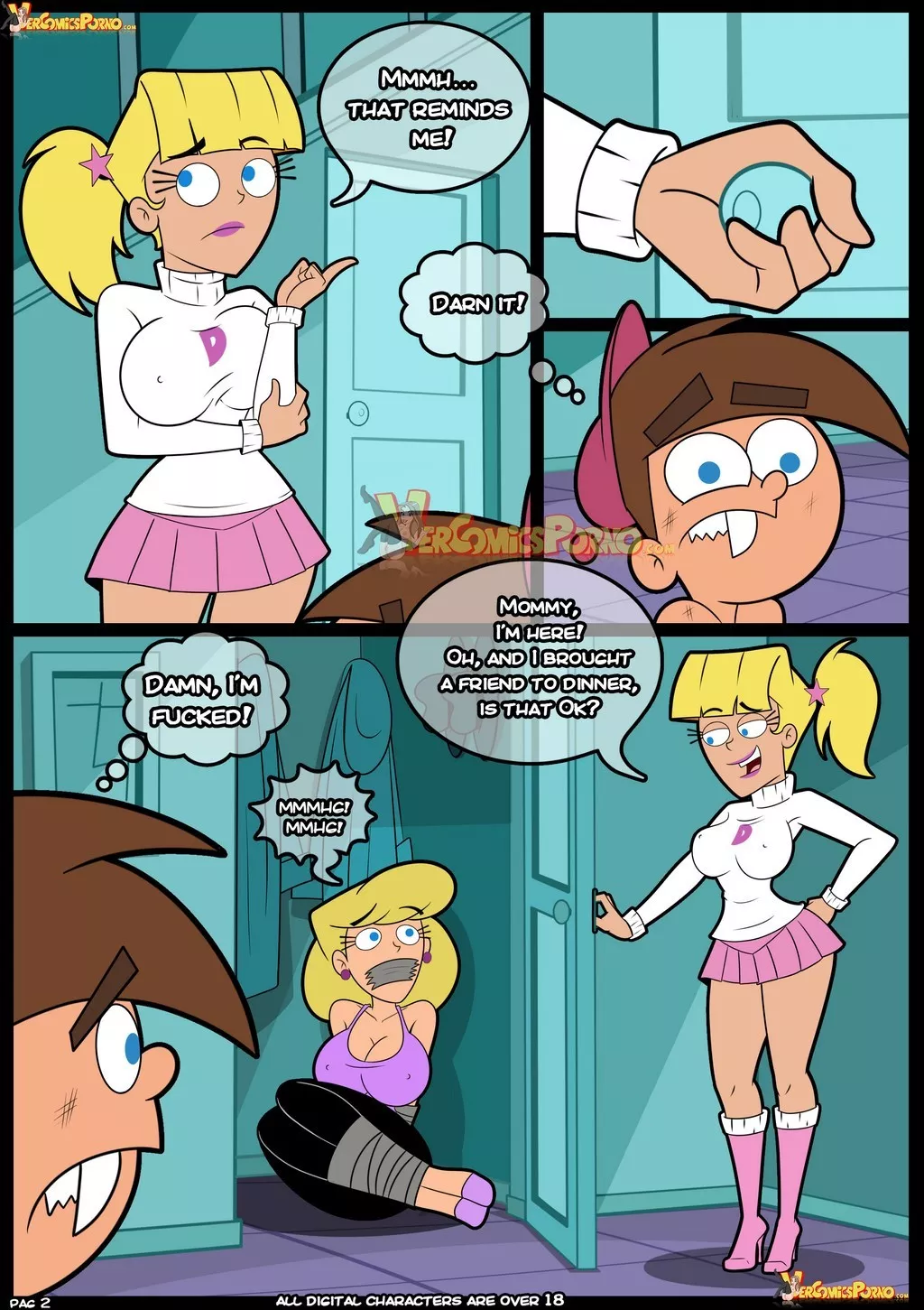 Fairly Odd Parents: Rompiendo Reglas Part 6 Porn Comic english 02 - Porn  Comic