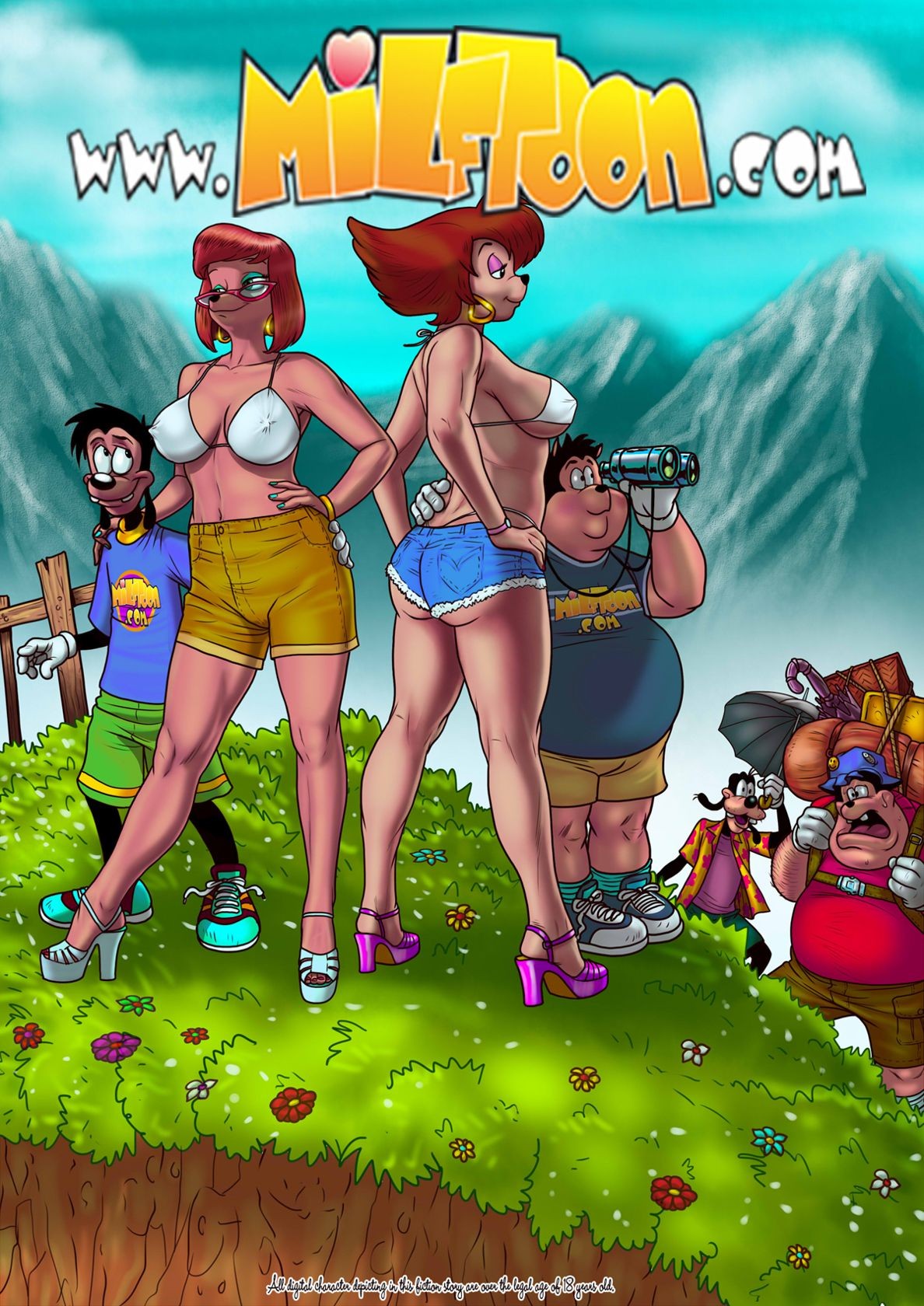 Goofy Vacation Porn Comic english 02