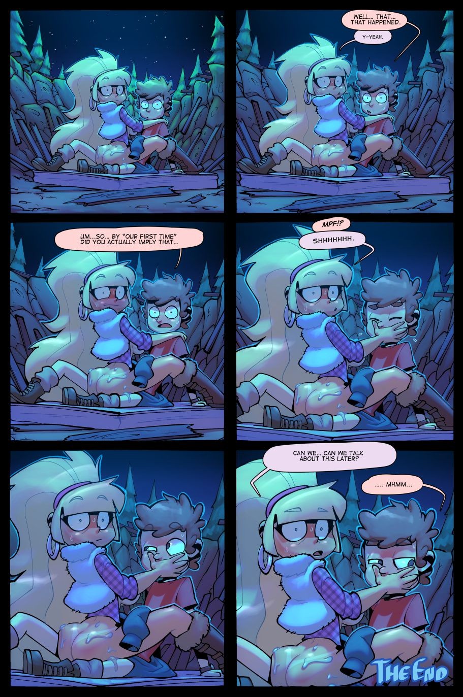 Haunted First Time Porn Comic english 12