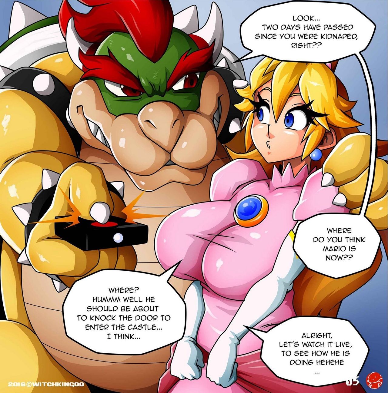 Help Me Mario! The Prequel Porn Comic english 06