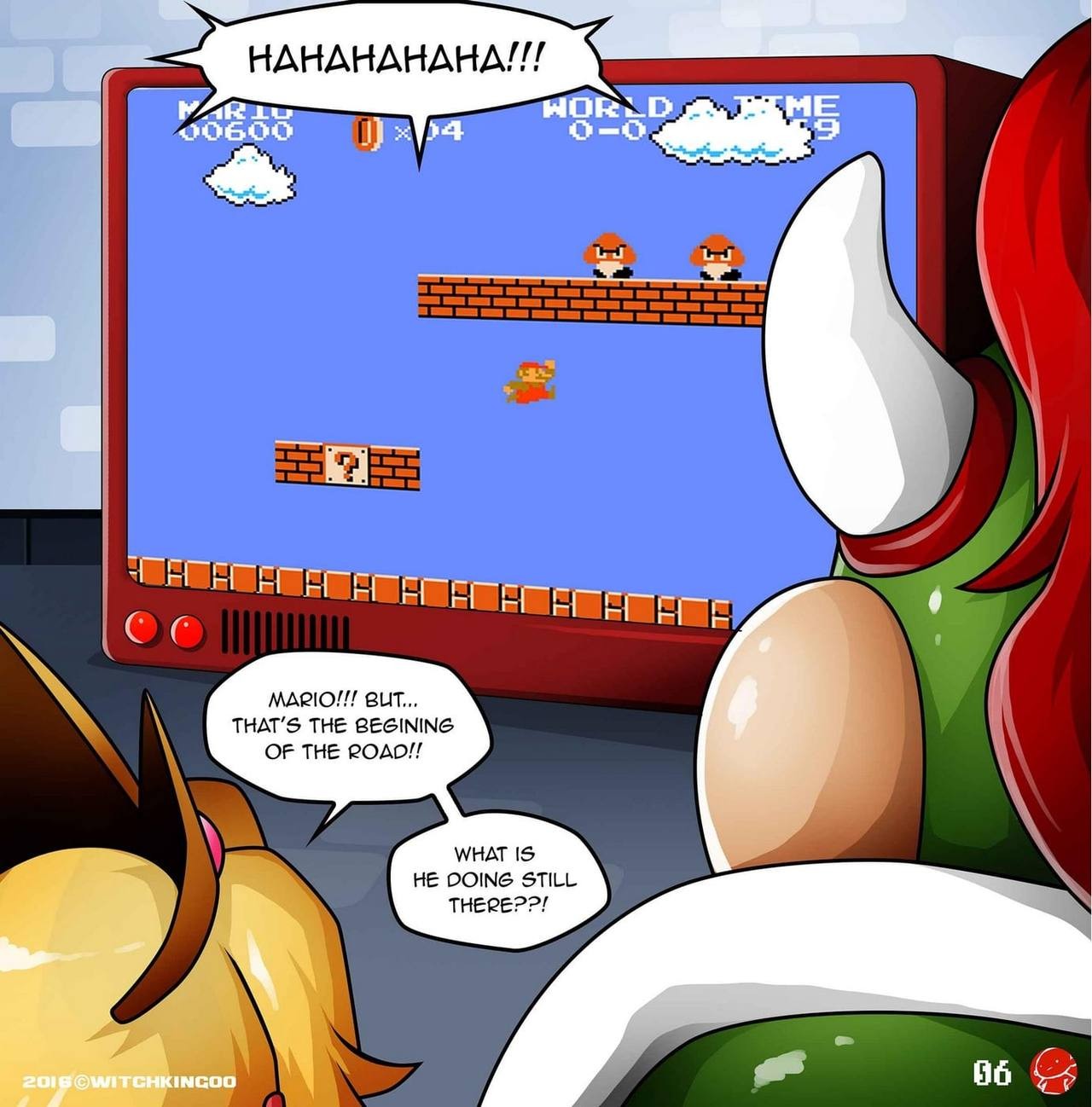 Help Me Mario! The Prequel Porn Comic english 07