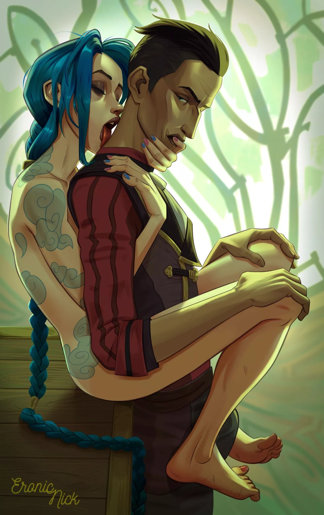 Jinx & Silco (League of Legends) [Nick Eronic] - English - Porn Comic