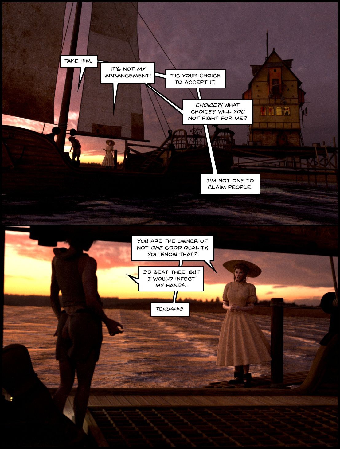 Kinfold: To The Quiet Skies Porn Comic english 10