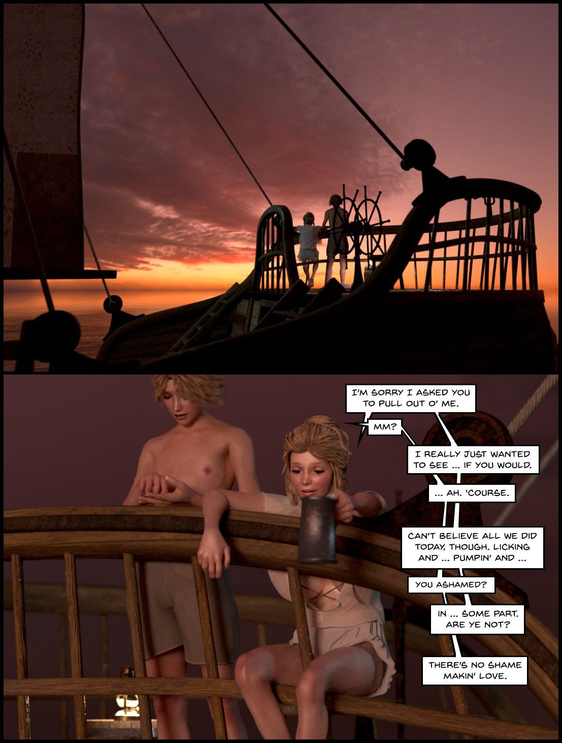 Kinfold: To The Quiet Skies Porn Comic english 149