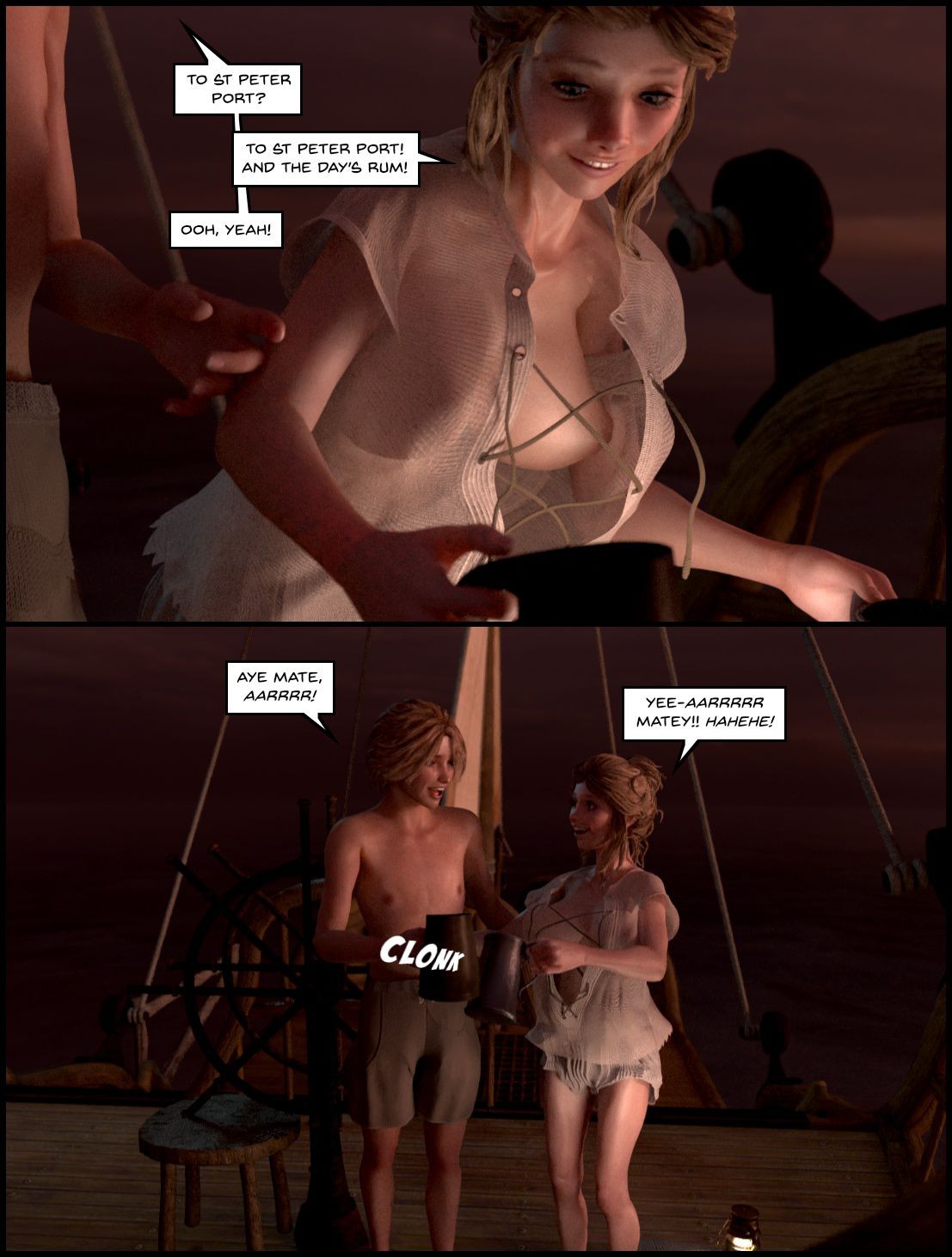 Kinfold: To The Quiet Skies Porn Comic english 157