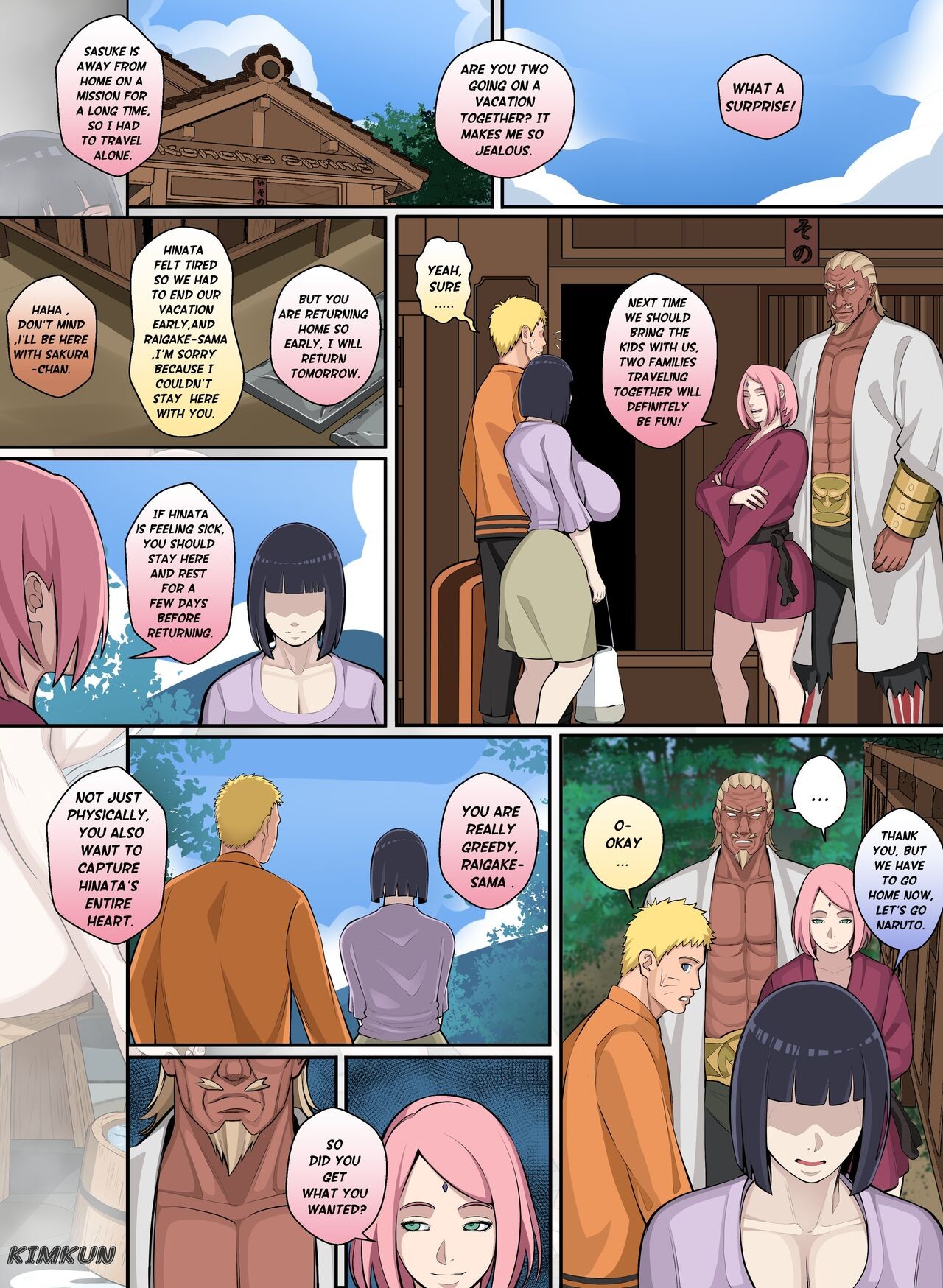 Konoha Spring Porn Comic english 81