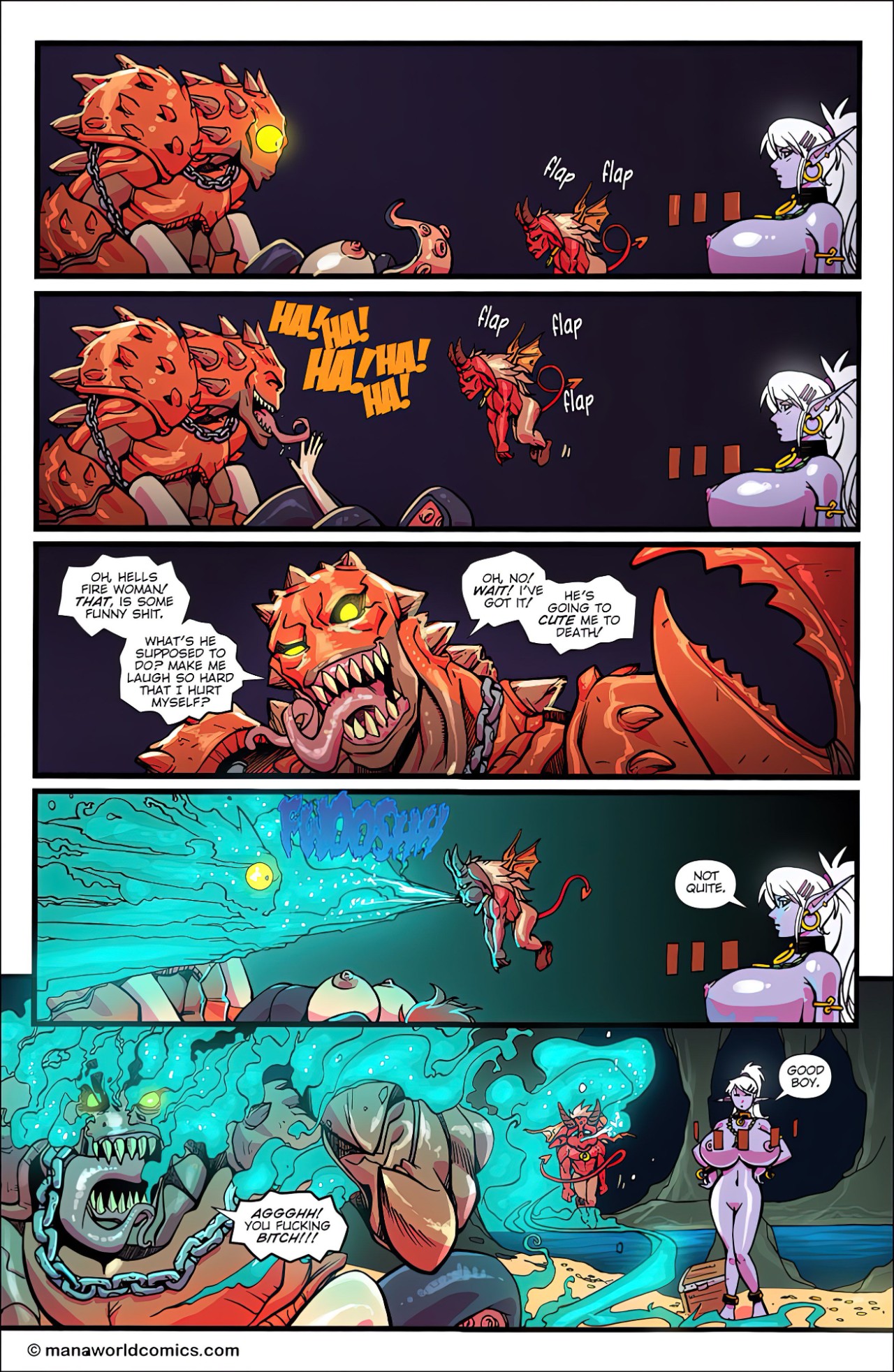 Mana World Part 11: Blood In The Water Porn Comic english 13