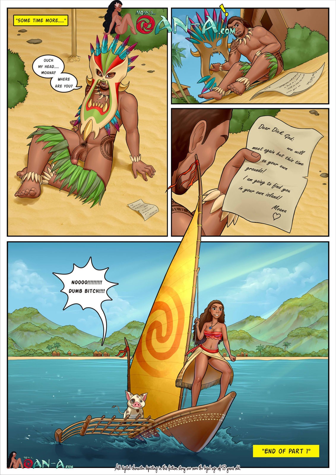Moan-a: Moan Island Porn Comic english 13