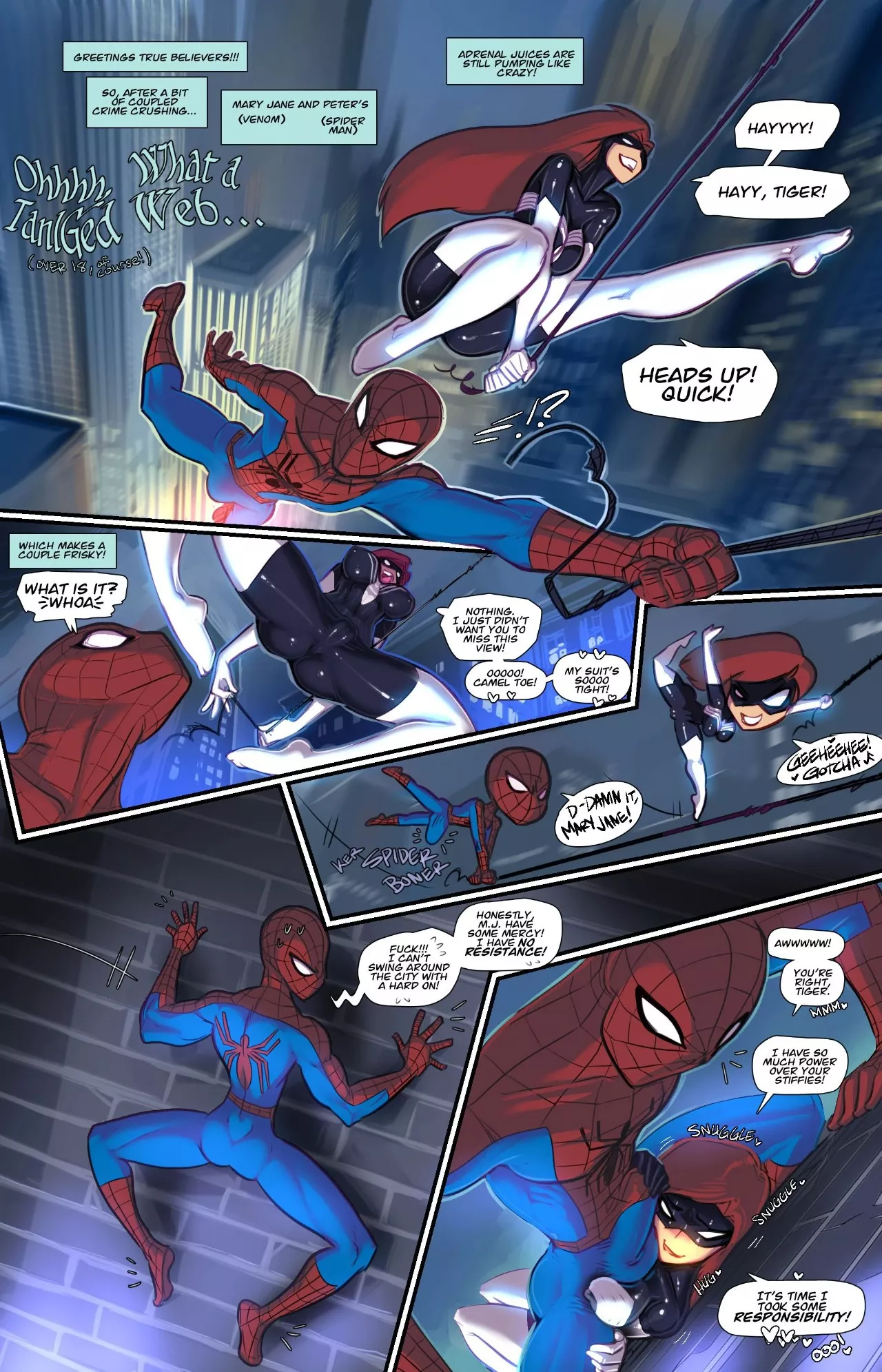 Ohhh, What A Tangled Web… (Spider-Man) [Fred Perry] - English - Porn Comic