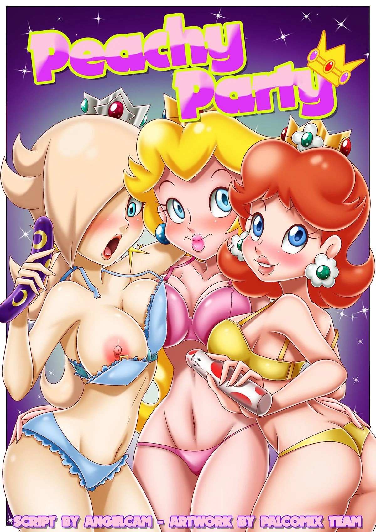 Peachy Party Porn Comic english 01