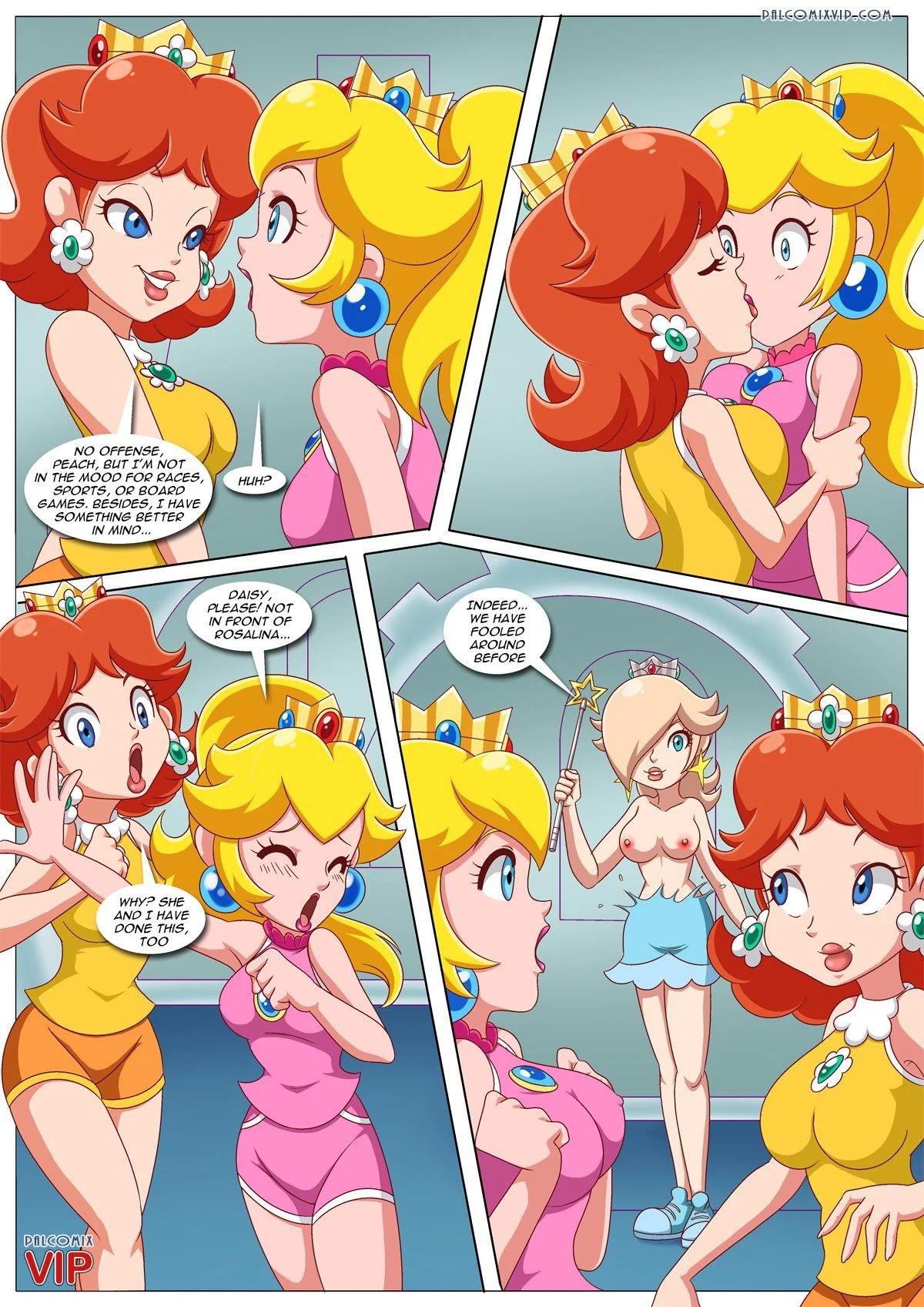 Peachy Party Porn Comic english 04