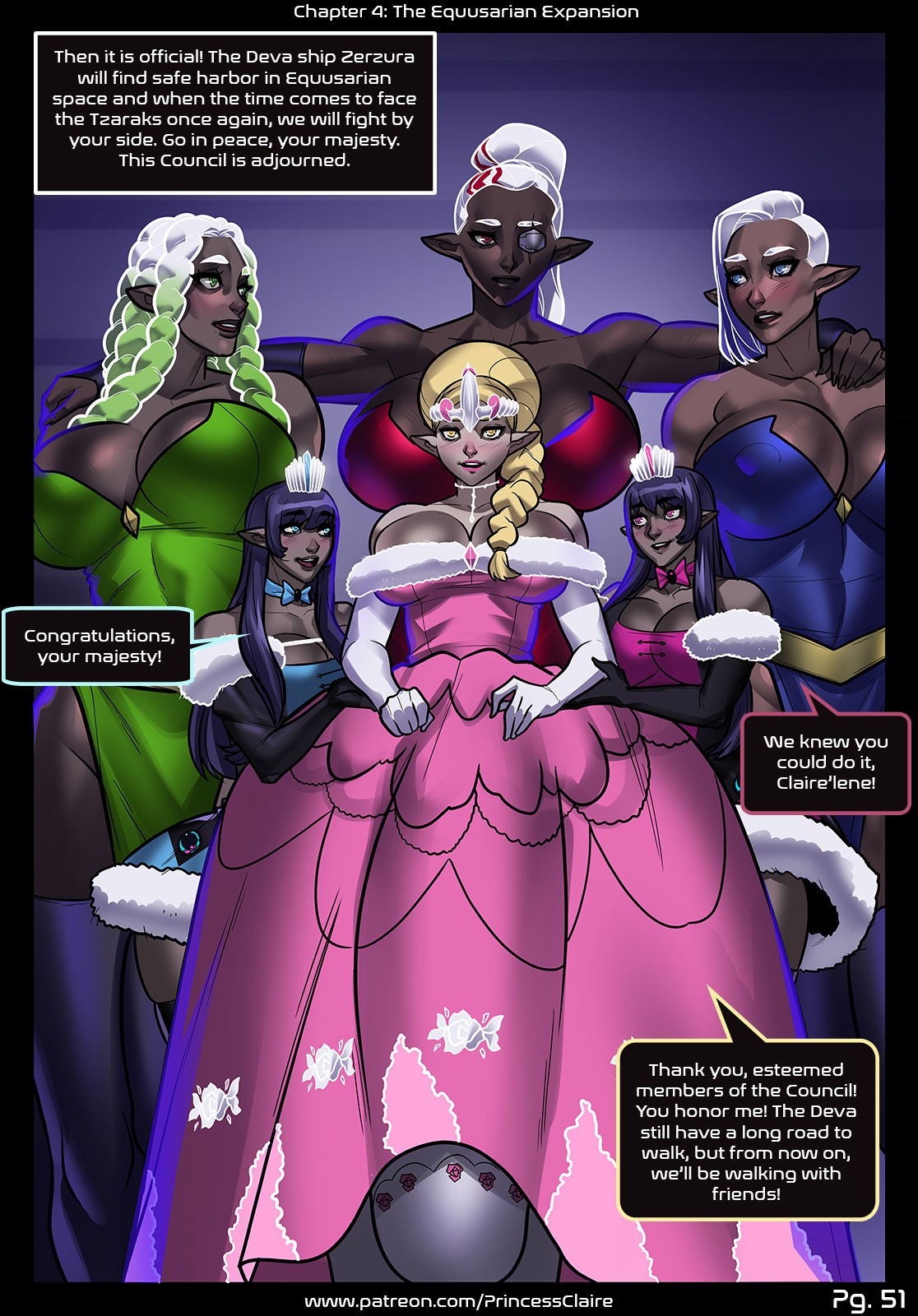 Princess Claire Part 5: A Royal Endowmentv The Equisarian Expansion Porn  Comic english 53 - Porn Comic