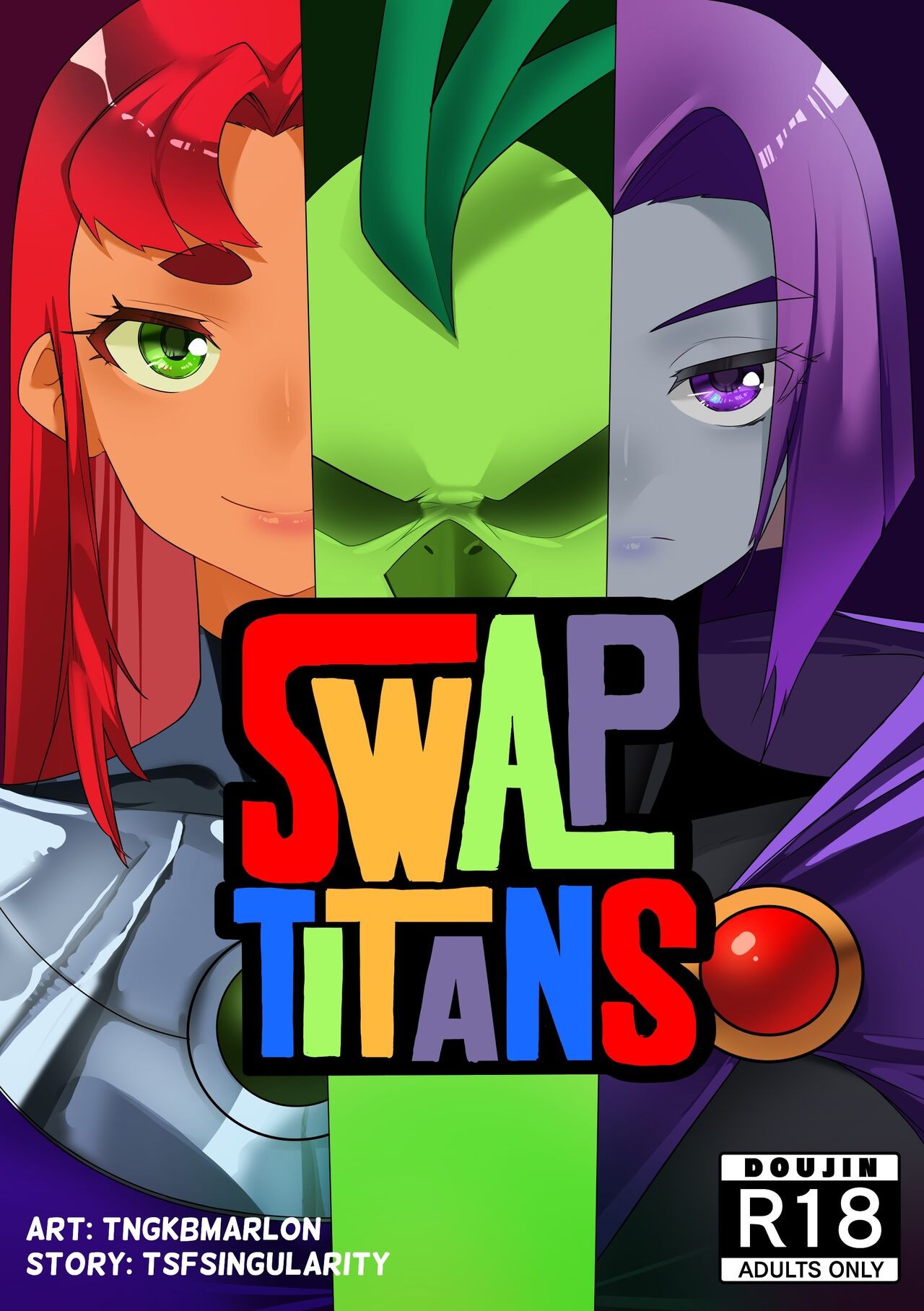 Swap Titans Porn Comic english 01