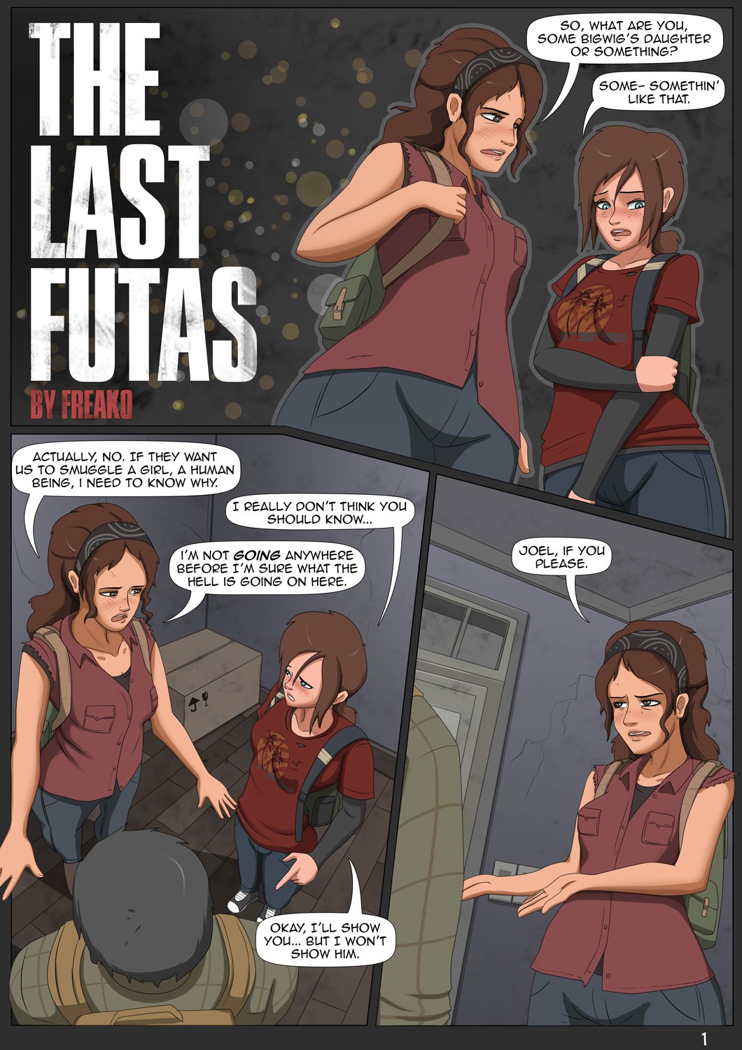 The Last of Futas Porn Comic english 01