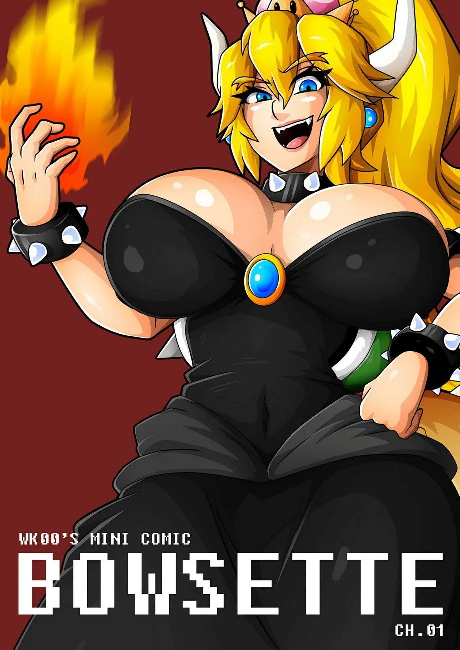 Bowsette By WitchKing00 Part 1 Porn Comic english 01