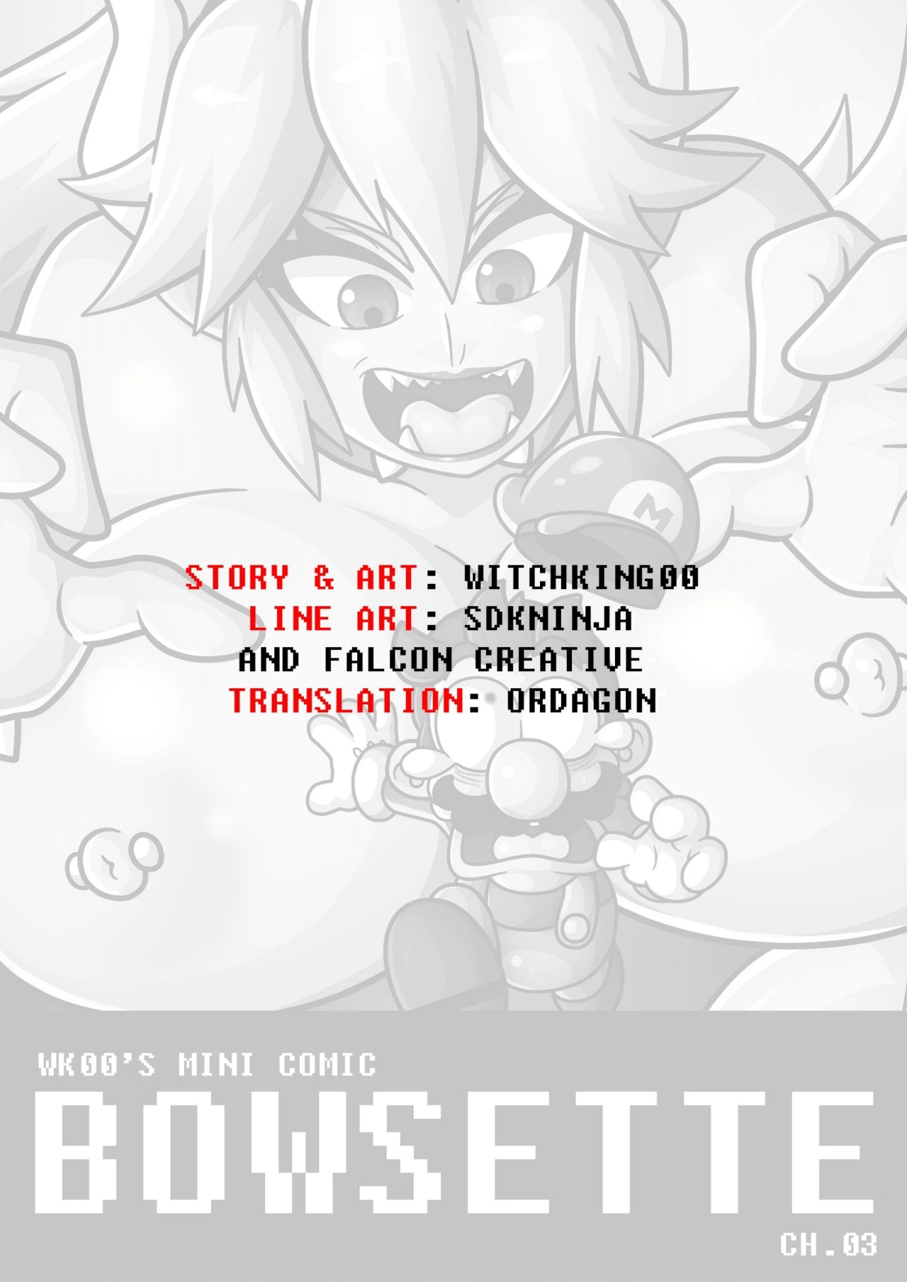 Bowsette By WitchKing00 Part 3 Porn Comic english 02