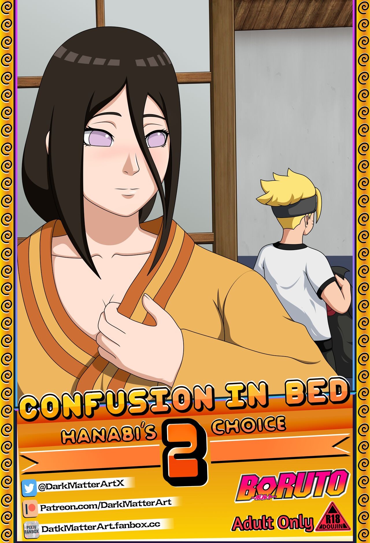 Confusion In Bed Part 2: Hanabi’s Choice Porn Comic english 01