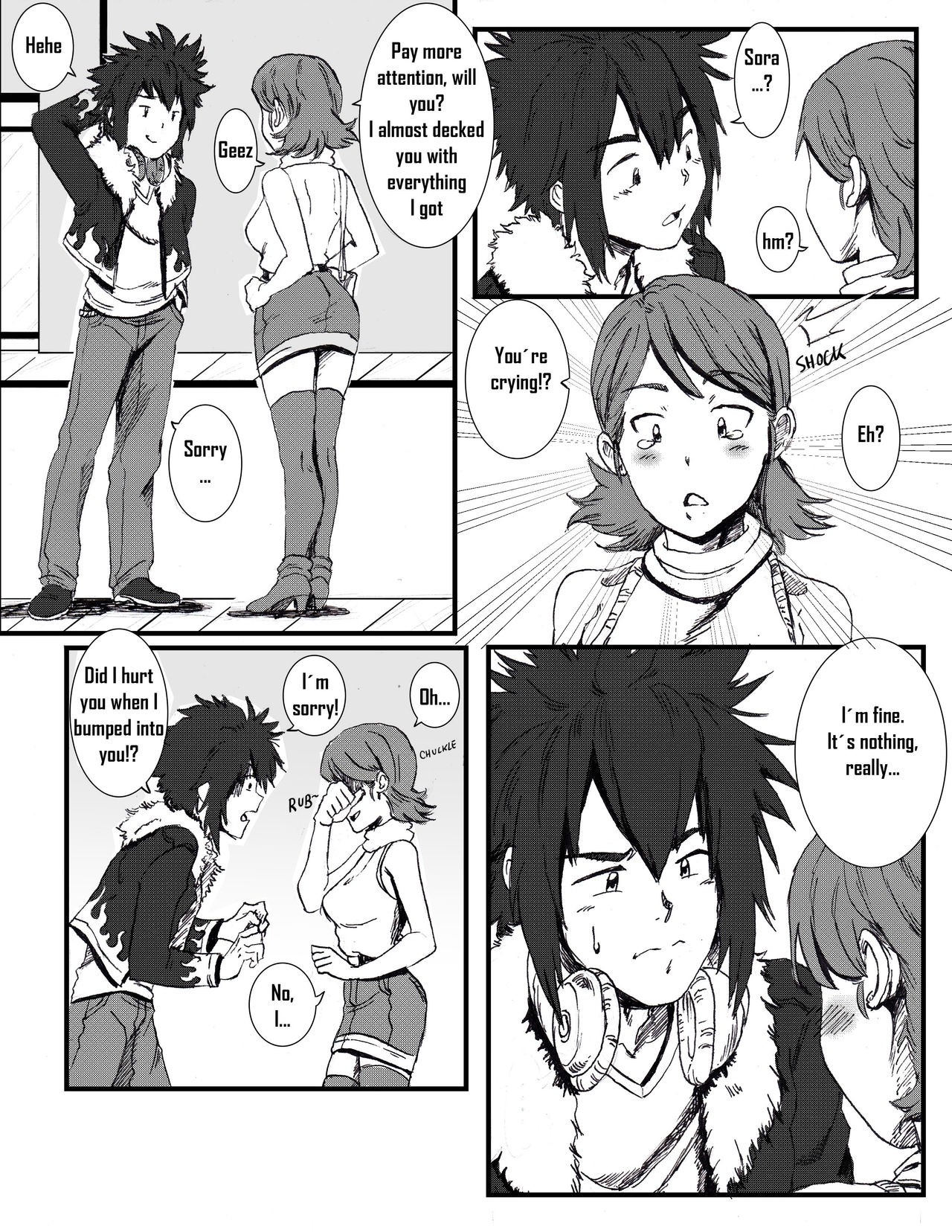 Davis Conquest Part 1: Lonely Sora Porn Comic english 06