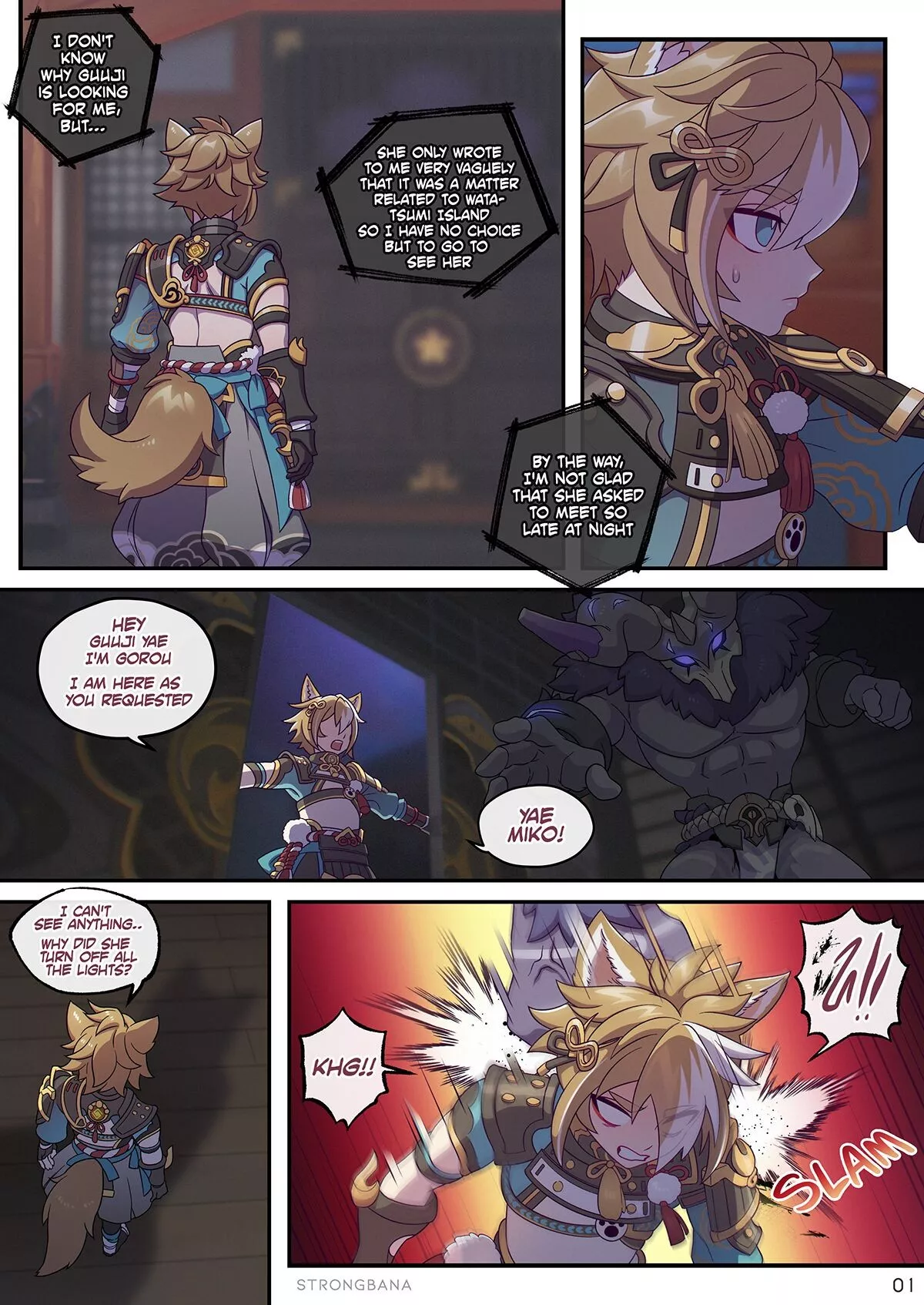 Gorou (Genshin Impact) [Strong Bana] - English - Porn Comic