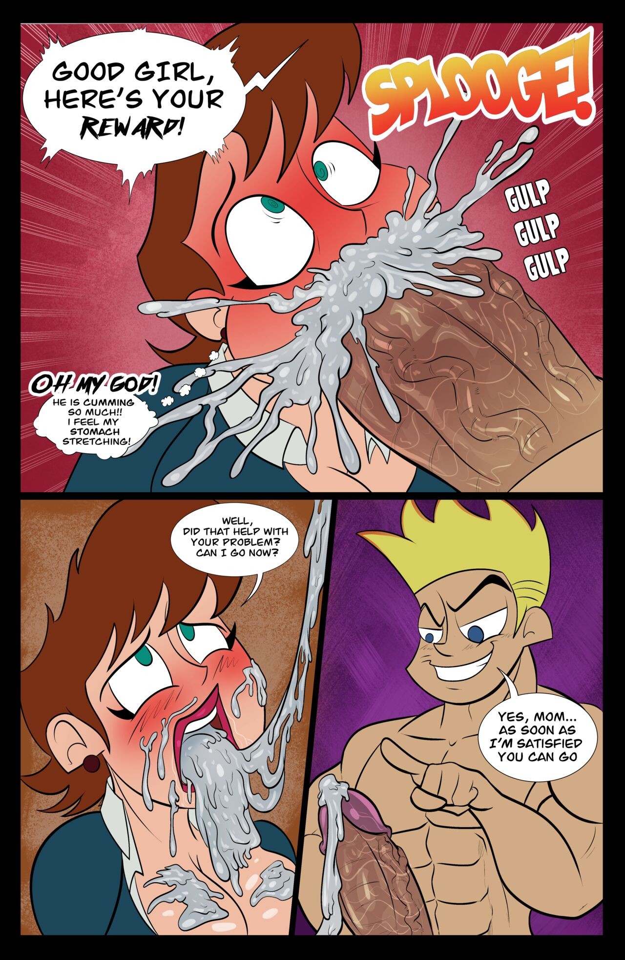 Johnny Test And The Puberty Potion Porn Comic english 07
