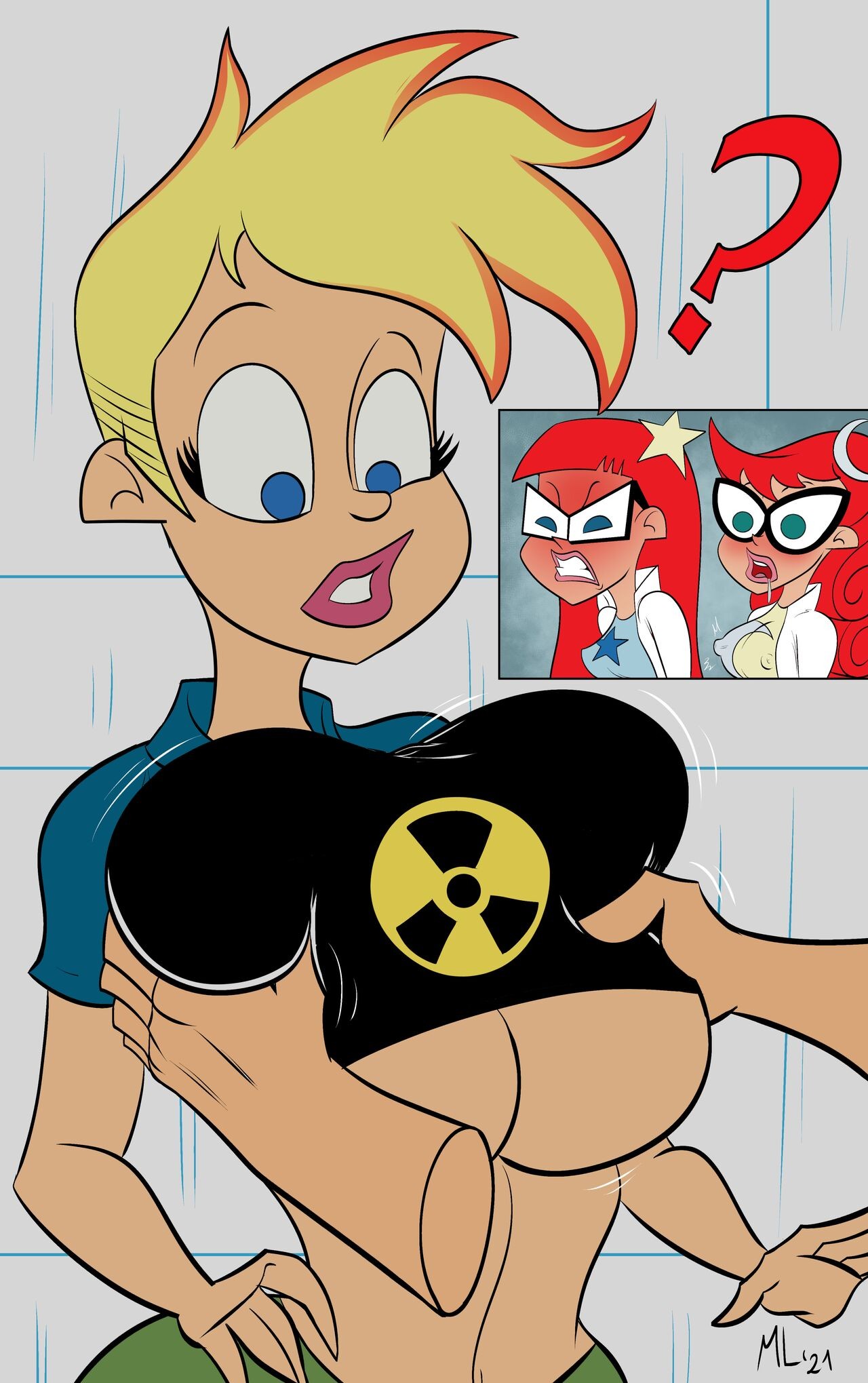 Johnny Test And The Puberty Potion Porn Comic english 19