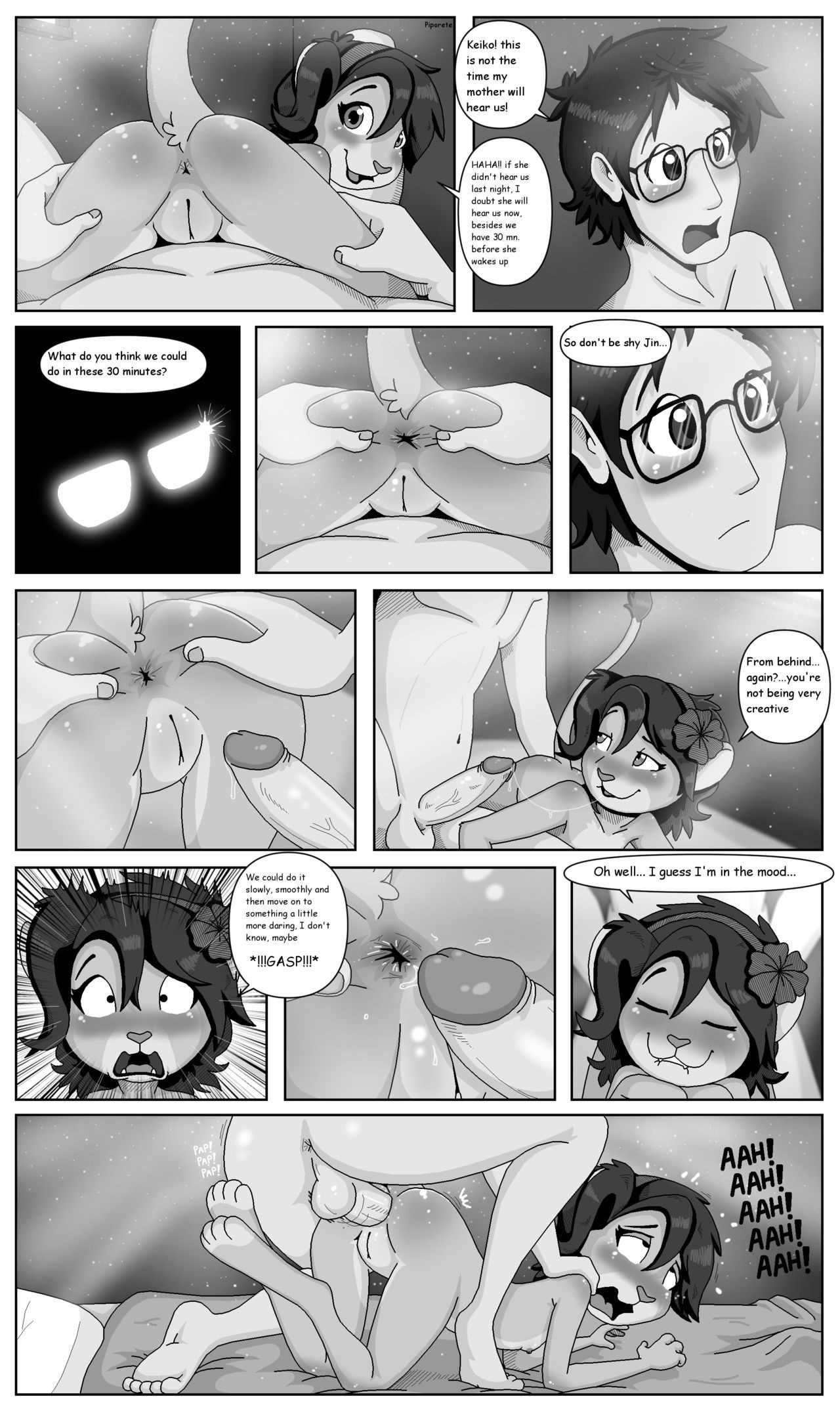 Keiko And Jin Part 1 And 3 Porn Comic english 17