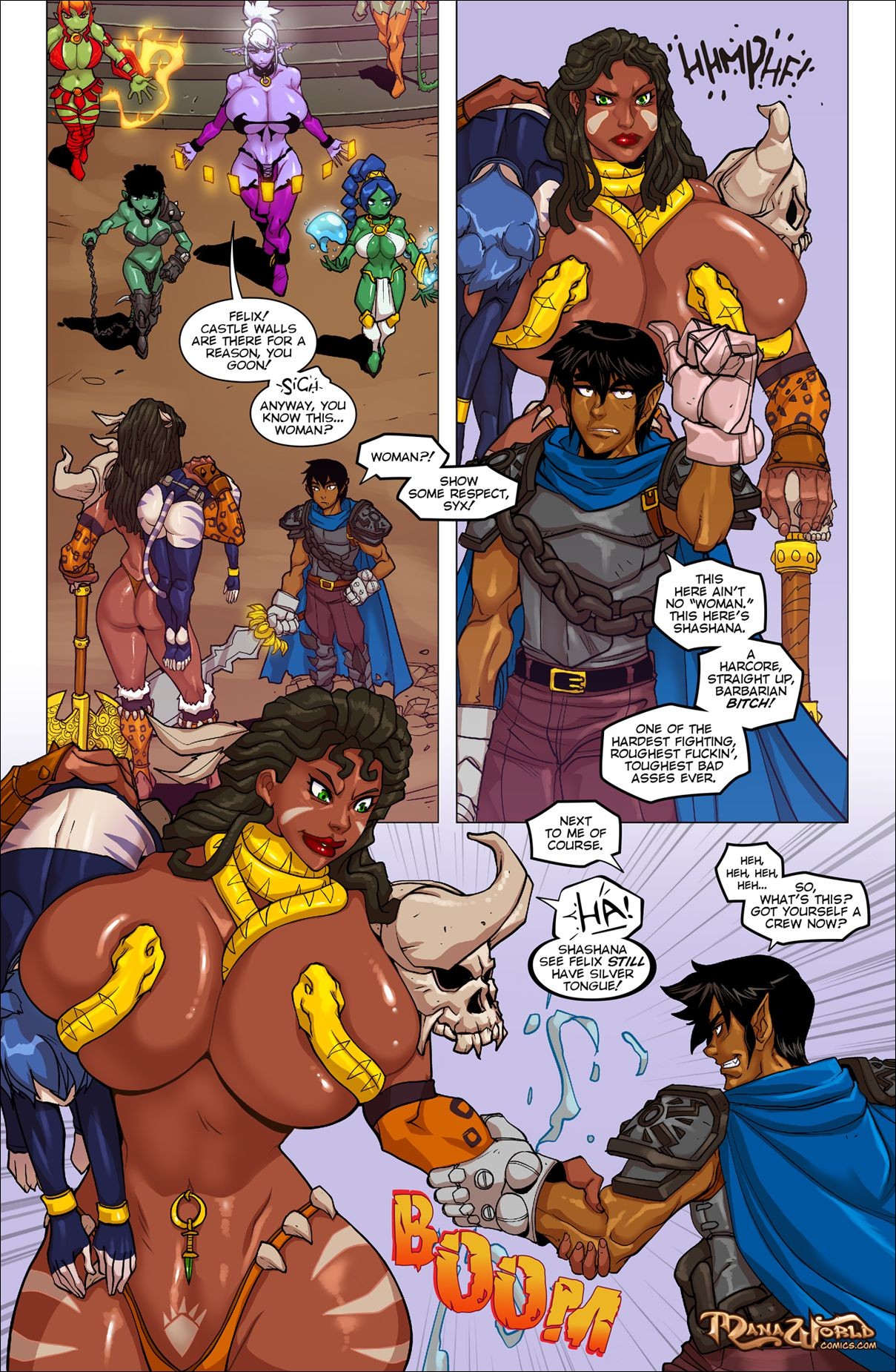 Sexy big boobs and ass sex comics unexpected guest