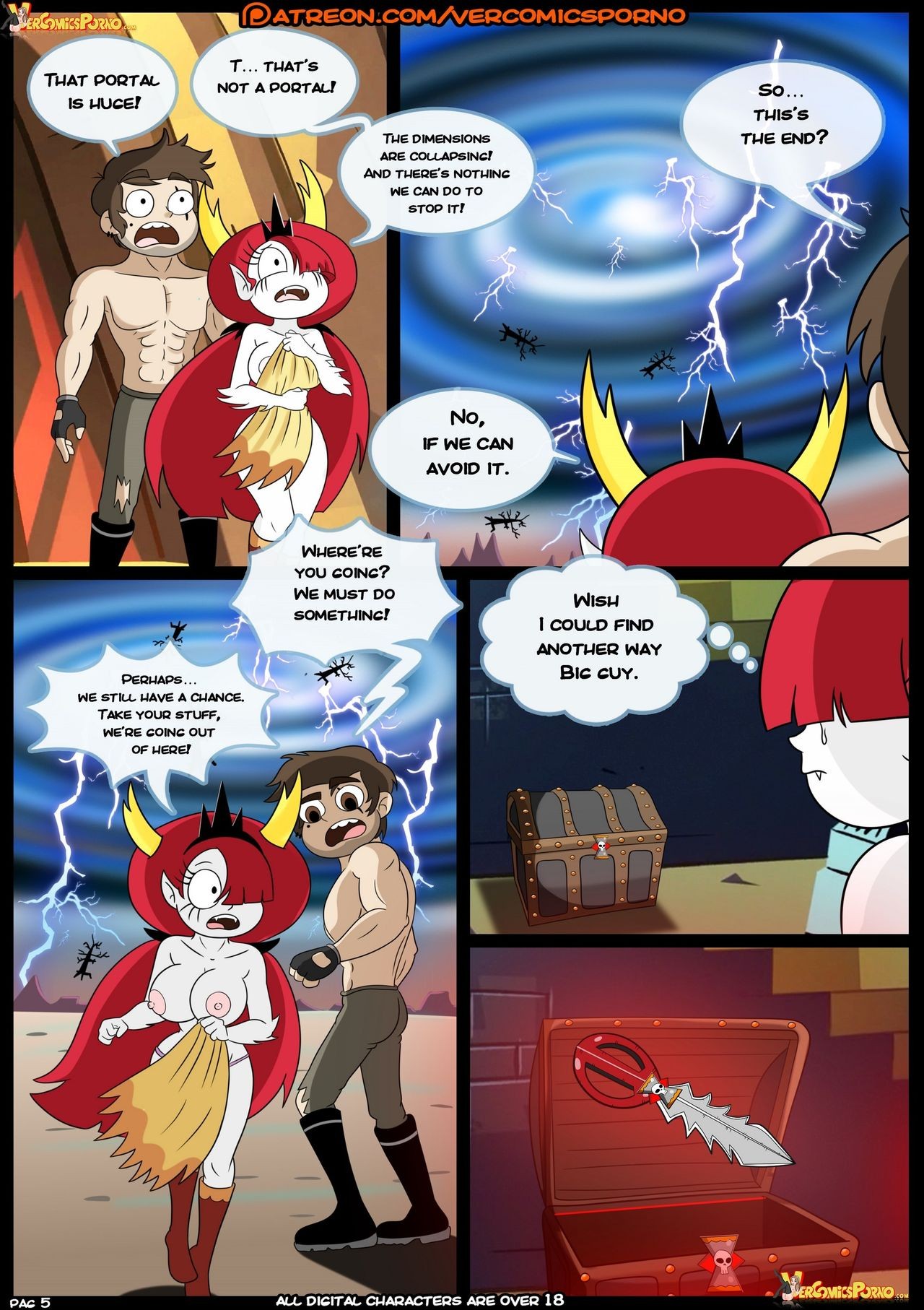 Marco vs The Forces Of Time Porn Comic english 06