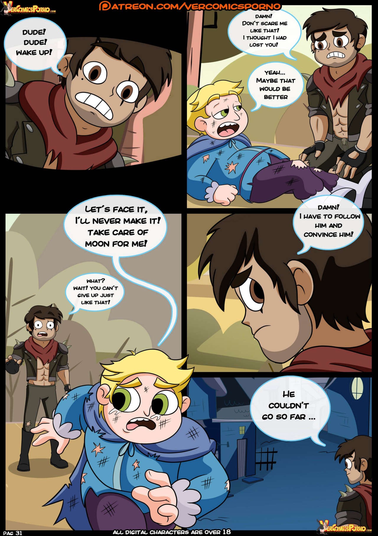 Marco vs The Forces Of Time Porn Comic english 32