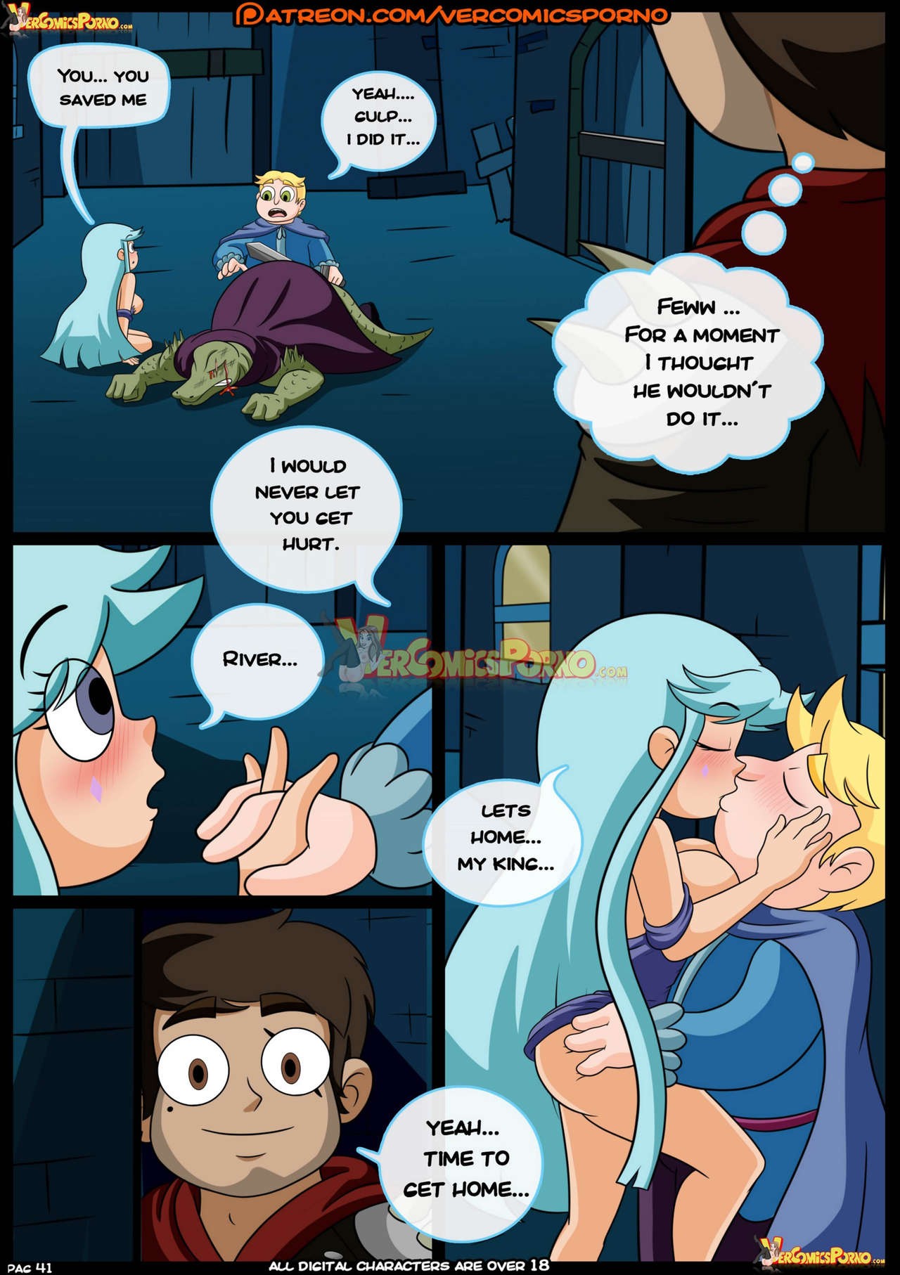 Marco vs The Forces Of Time Porn Comic english 42