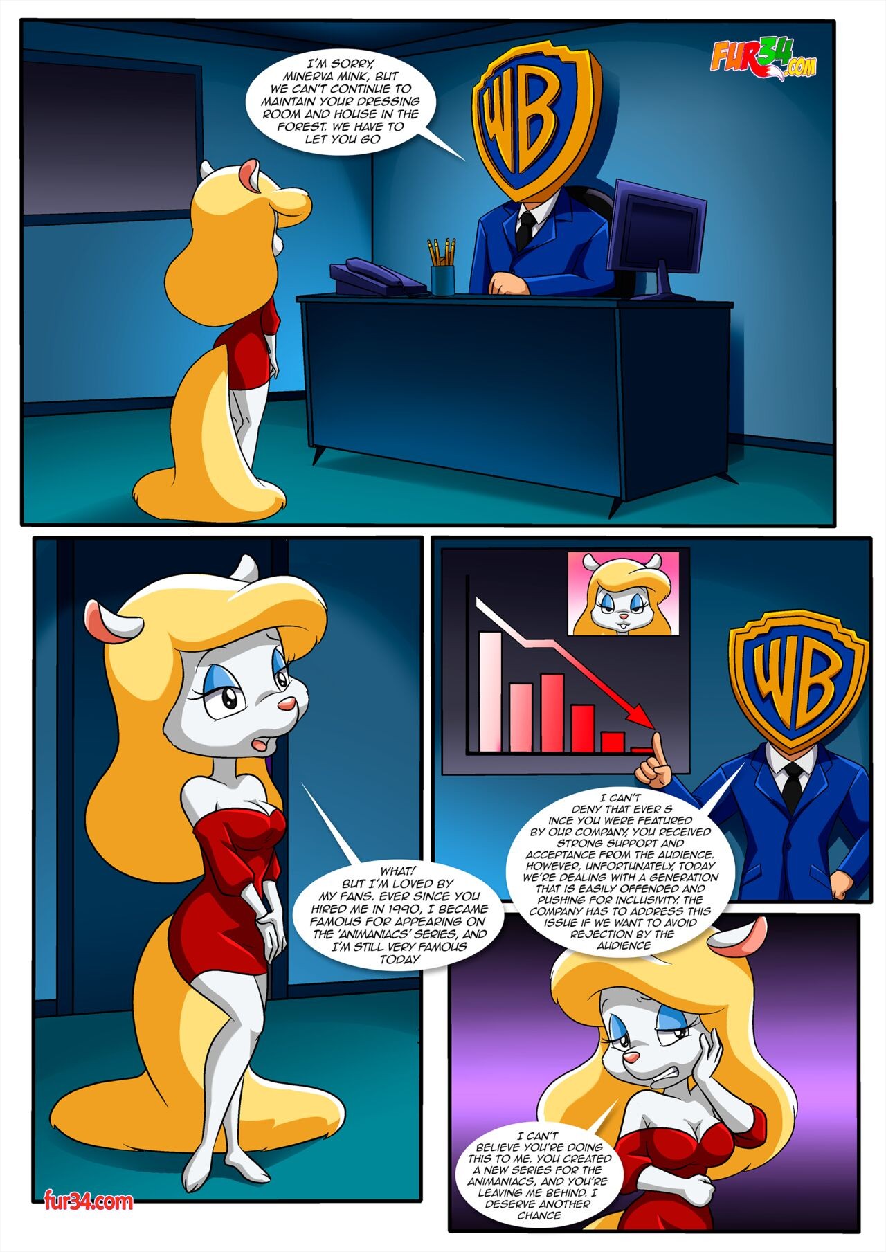 Minerva Mink: Out Of Service!  Porn Comic english 02
