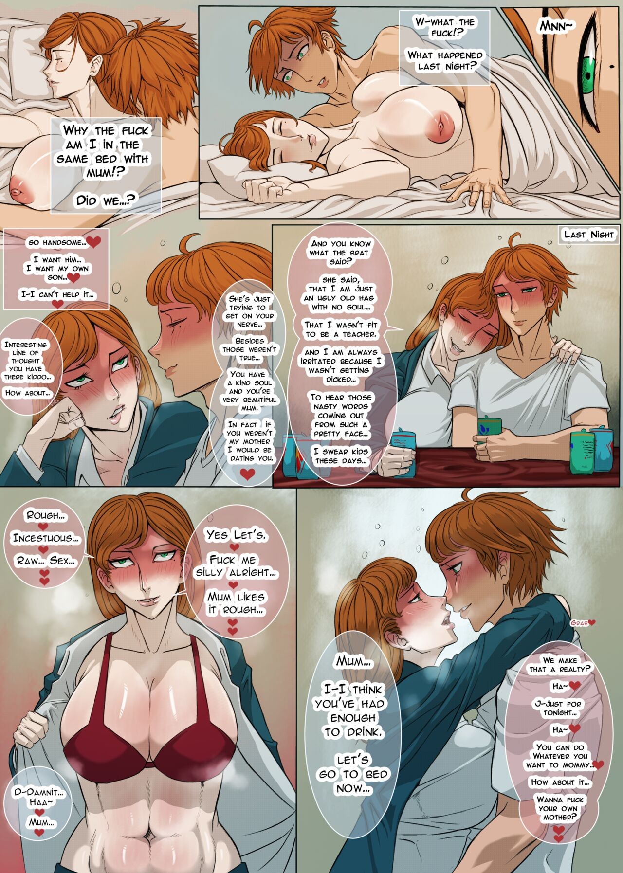 My Hot Drunk Mother Porn Comic english 02