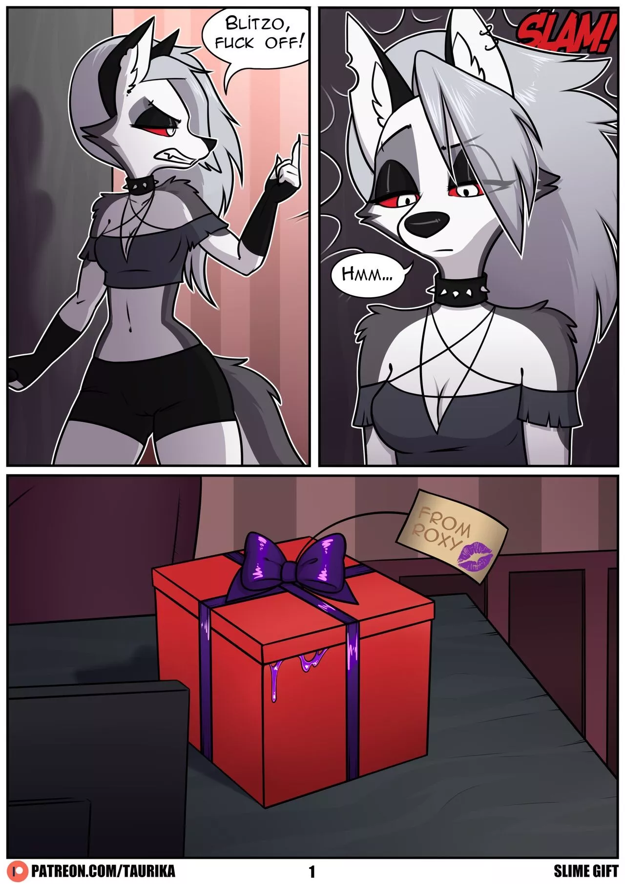 Slime Gift (Five Nights At Freddys) [Taurika] - English - Porn Comic