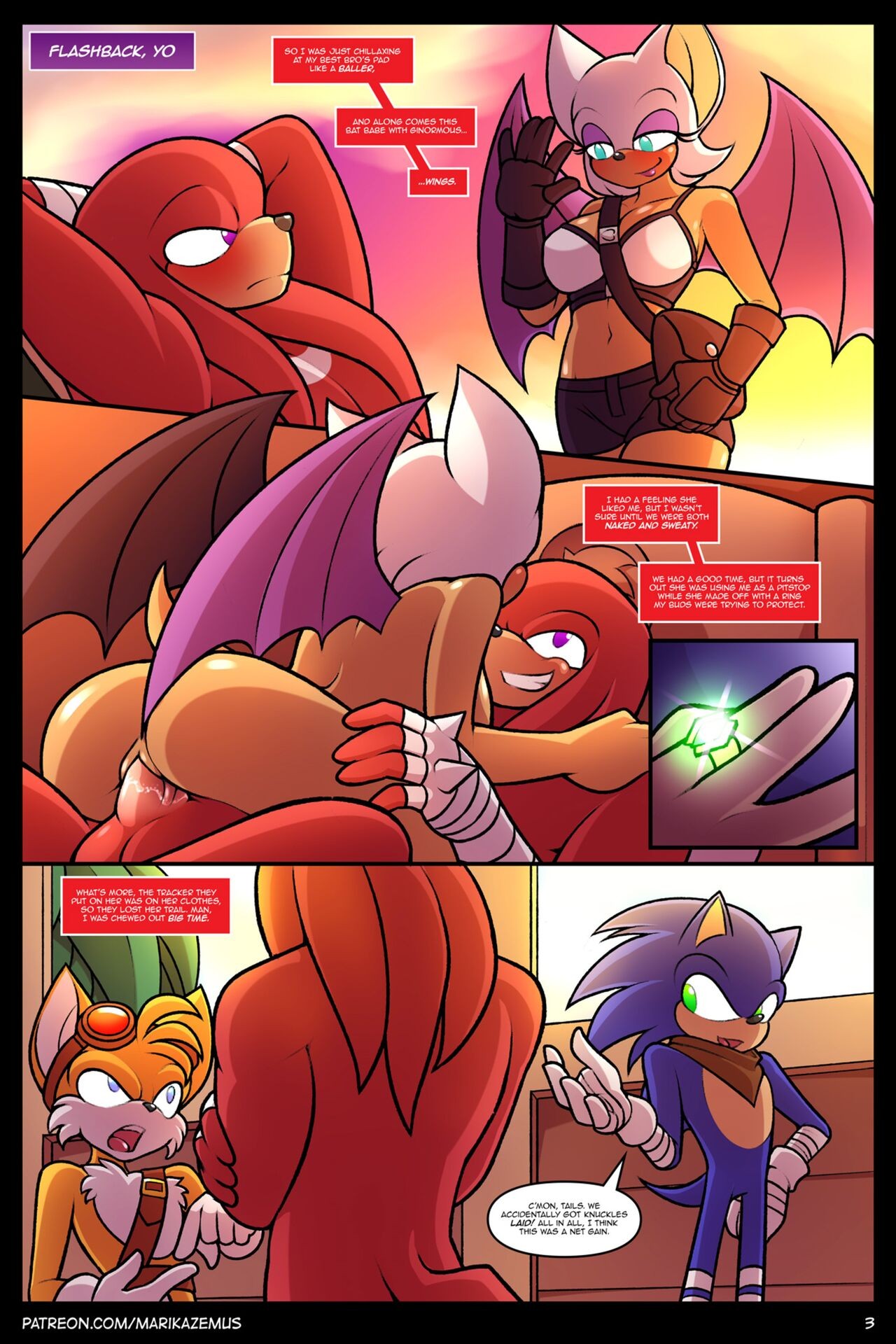 Sonic Boom: Echidna Nights Porn Comic english 03