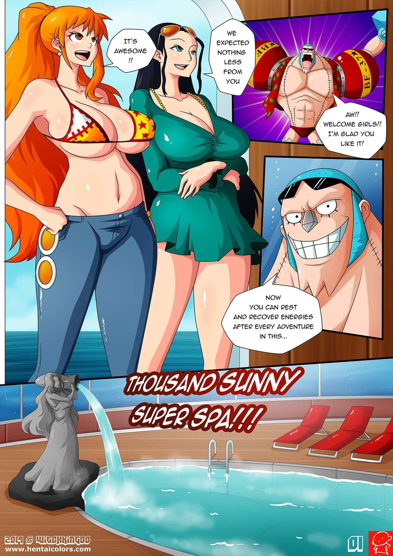 Super Spa: One Piece Porn Comic english 02