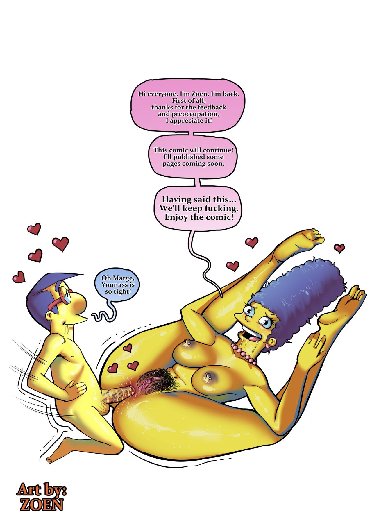 The Simpsons ”My Best Friend’s Mom” Porn Comic english 75