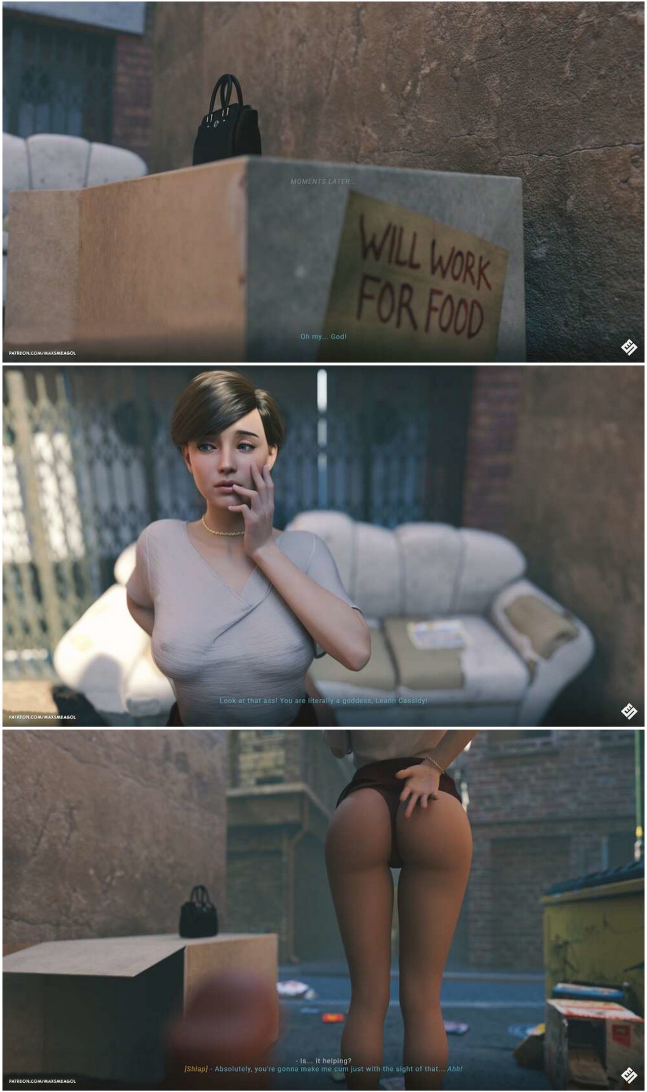 Alley By MaxSmeagol  Porn Comic english 15