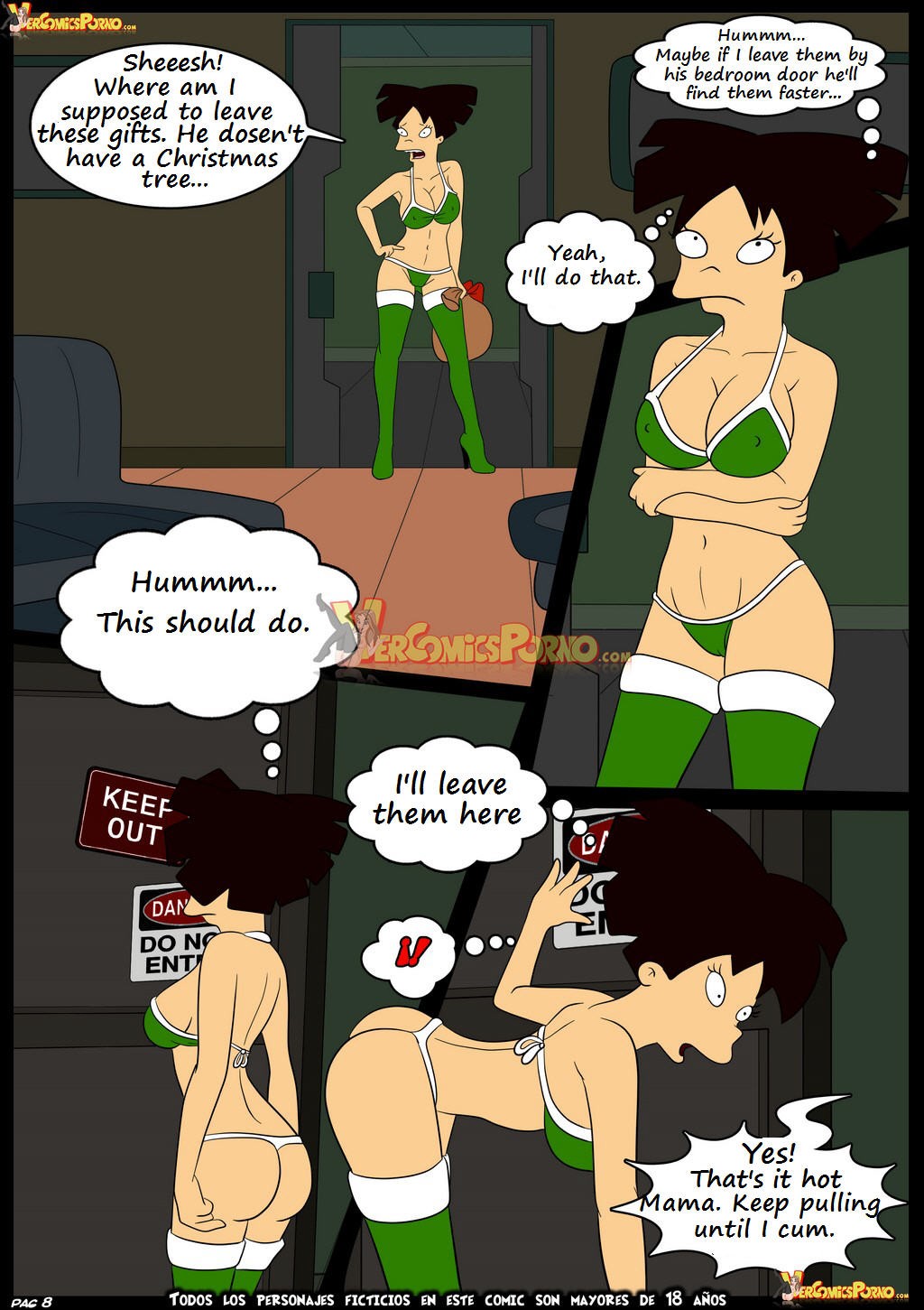 Futurama Christmas Delivery Porn Comic english 09