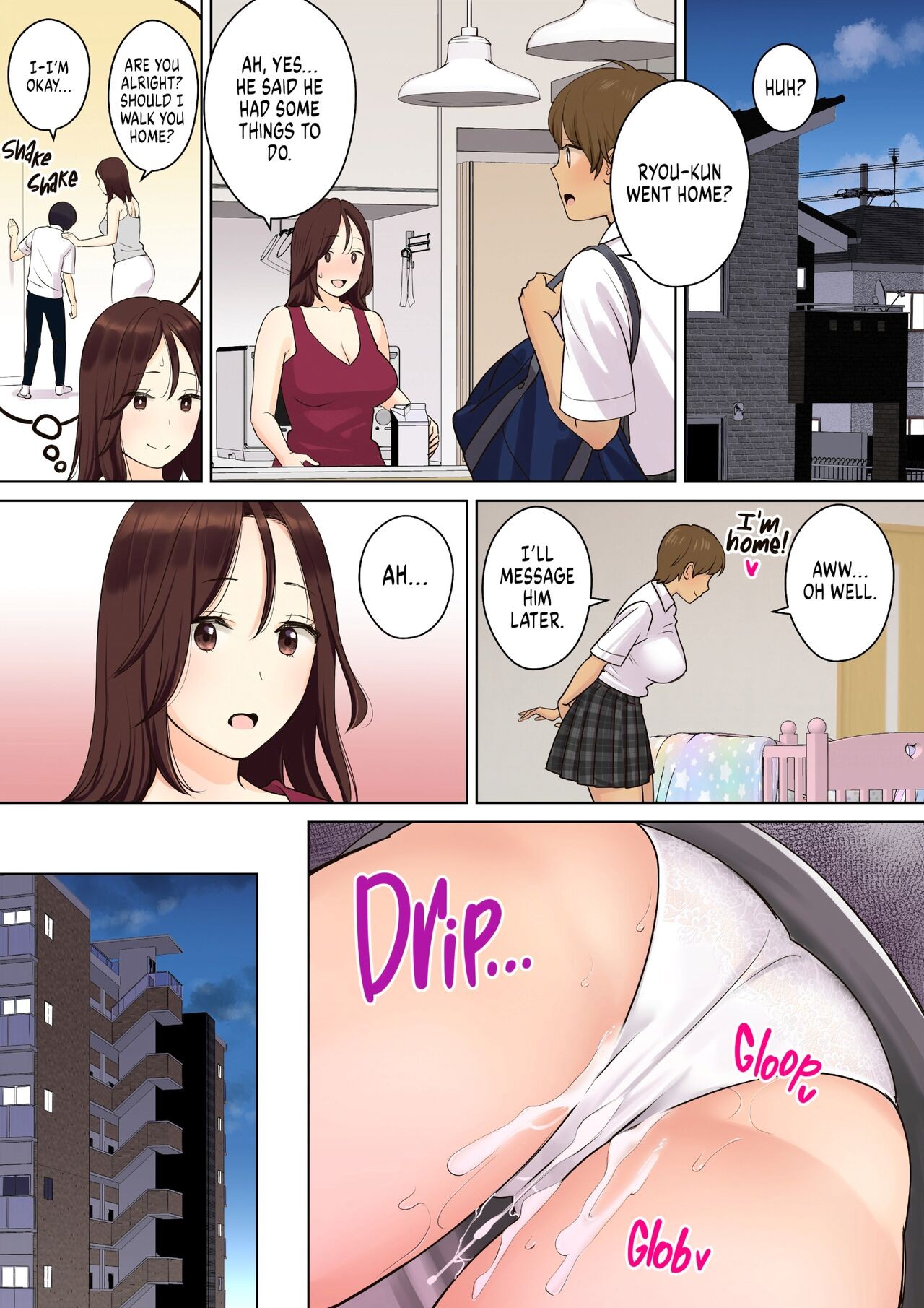How My Girlfriend’s Mom Took My Virginity 1 Porn Comic english 45
