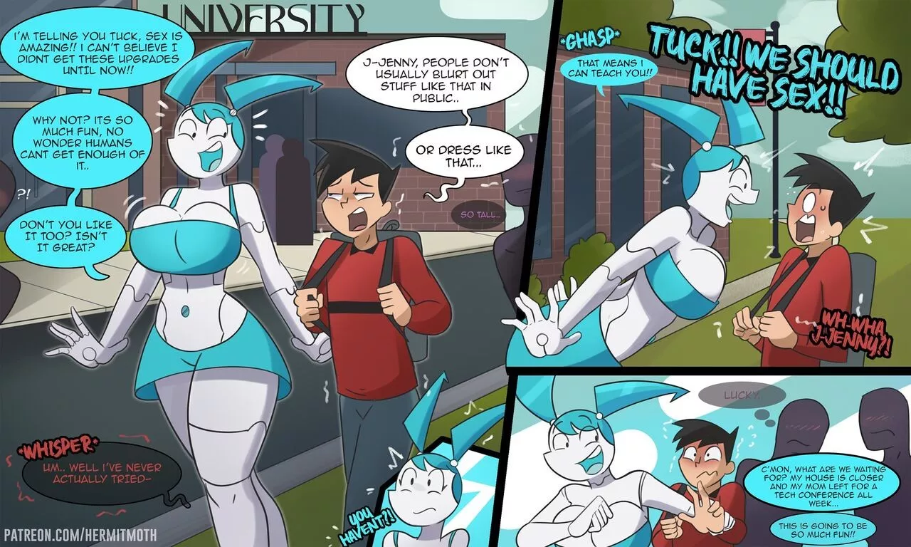 Jennys New Upgrades 2 (My Life As a Teenager Robot) [Hermit Moth] -  English - Porn Comic
