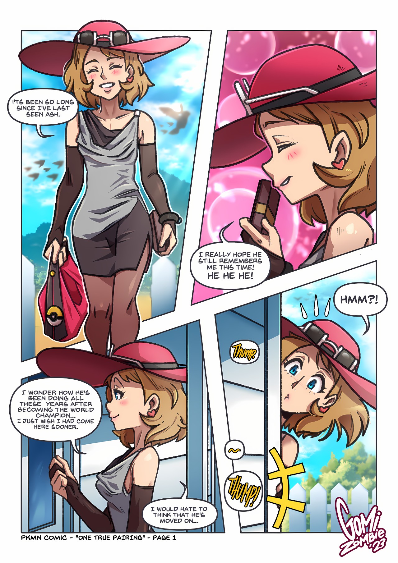 Pokemon ash and serena porn comics