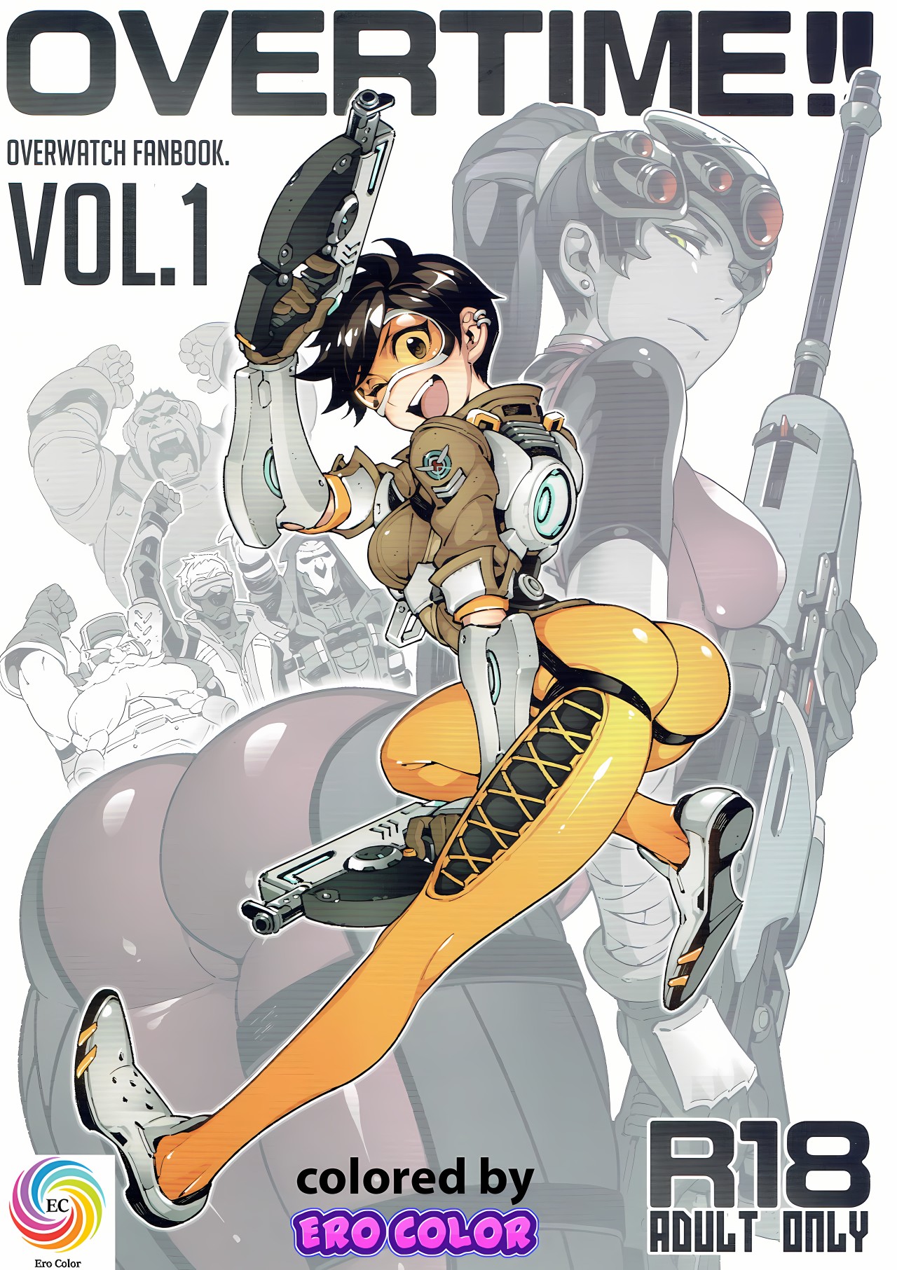 Overtime!! Overwatch Fanbook Part 1 Porn Comic english 01