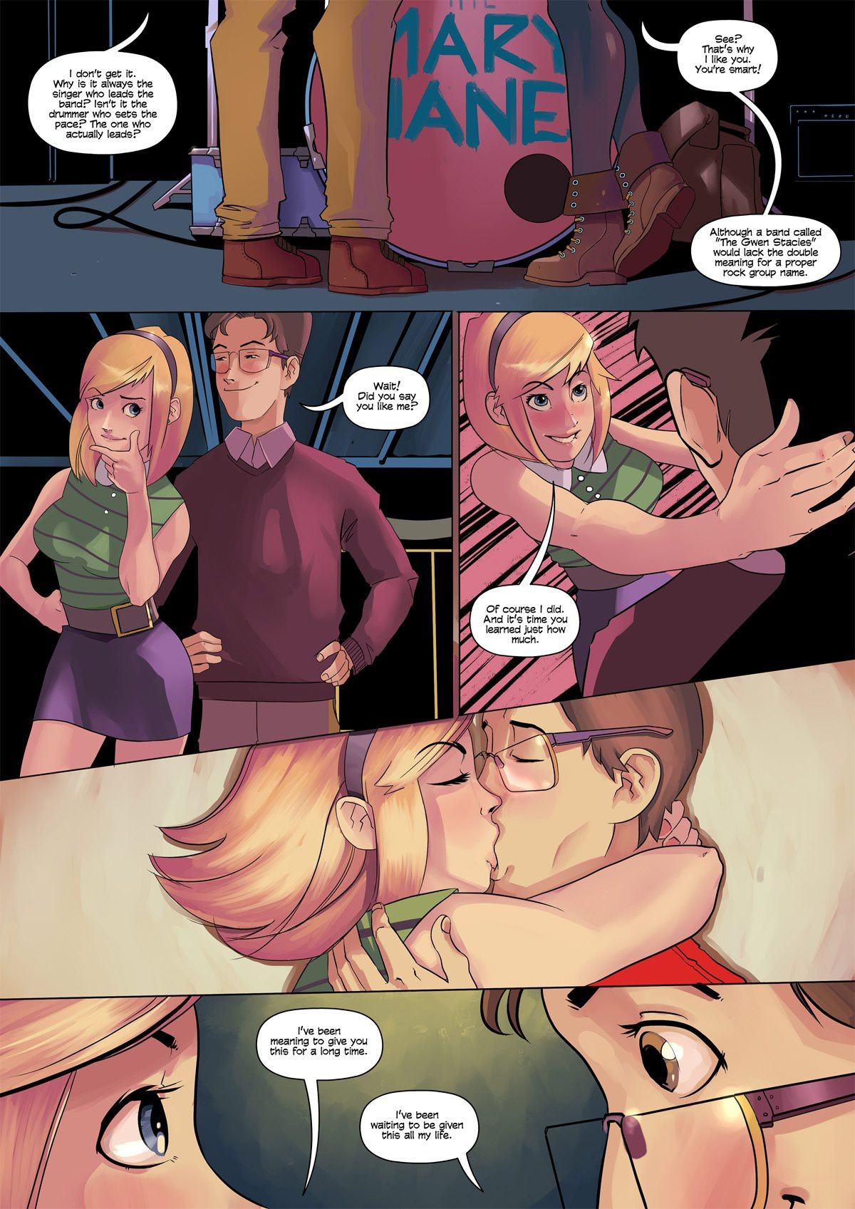 Spider Gwen By Tracy Scops Part 1 Porn Comic english 04